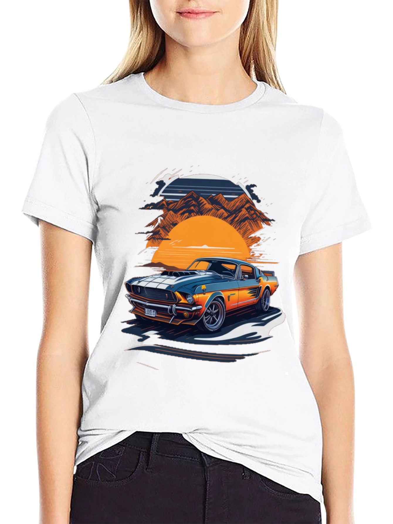 Retro Car Graphic Tee - Classic Style - 9