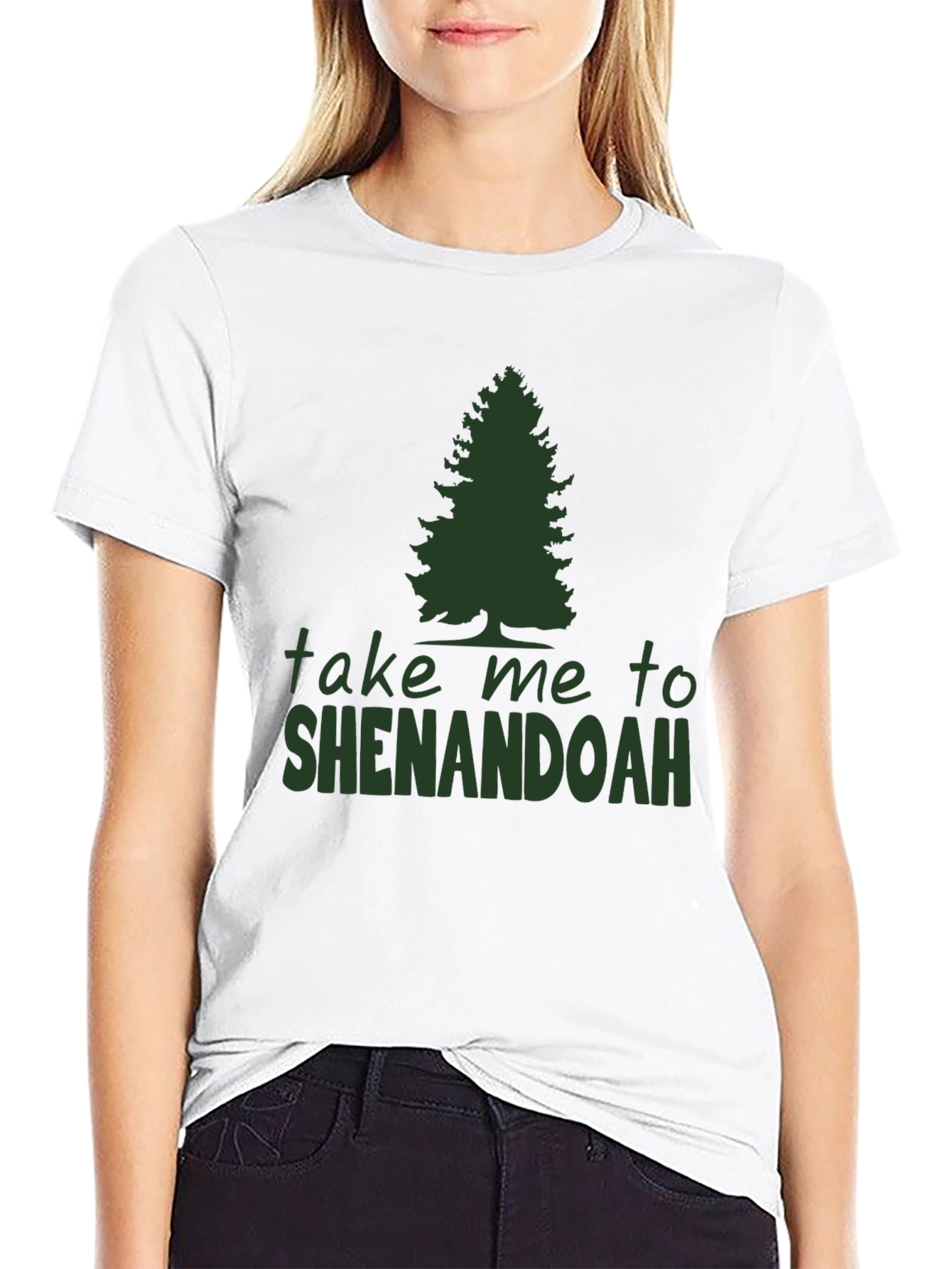 Black Shenandoah T-Shirt: Take Me to the Woods view 9