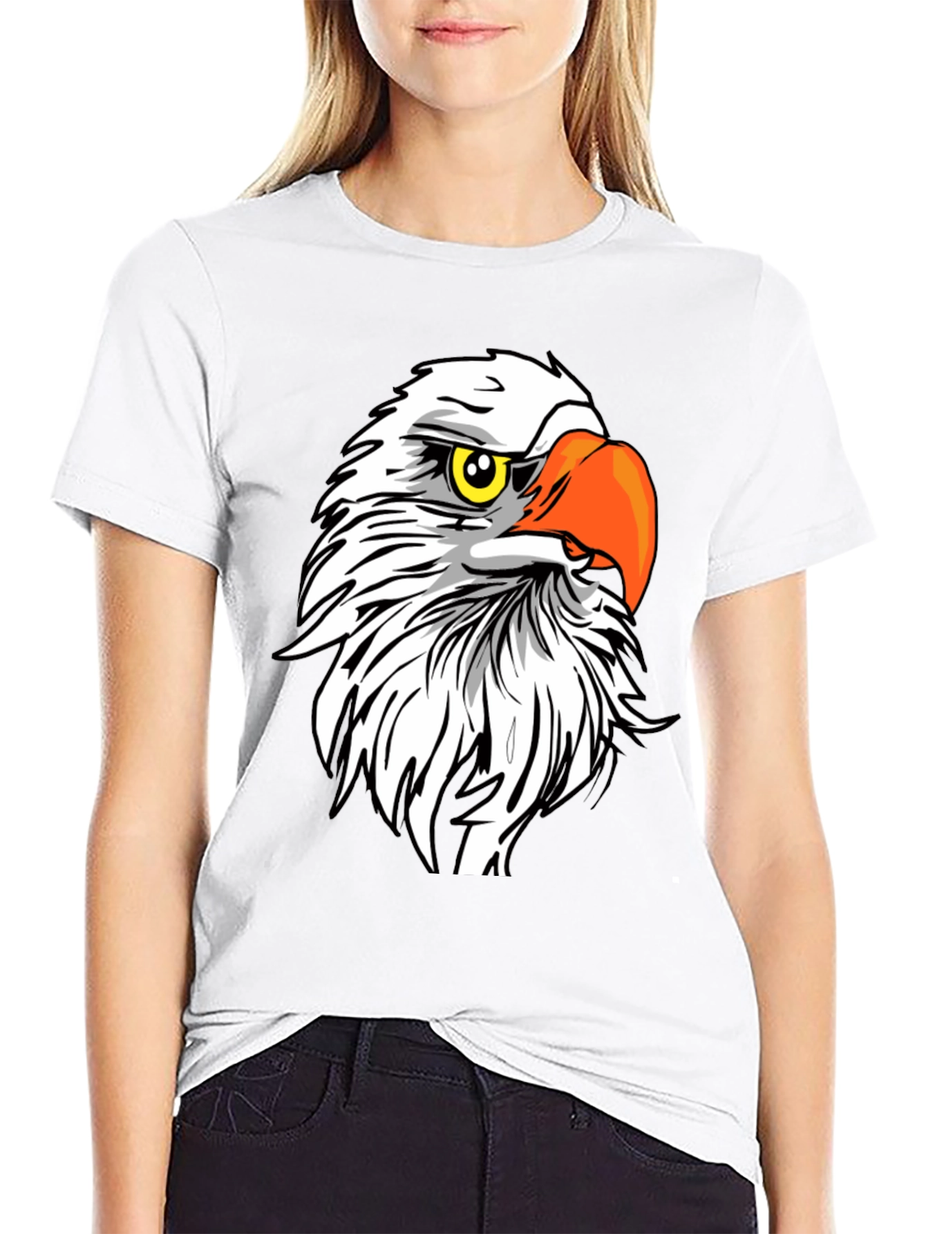 Black Eagle Graphic T-Shirt - Bold and Patriotic view 9