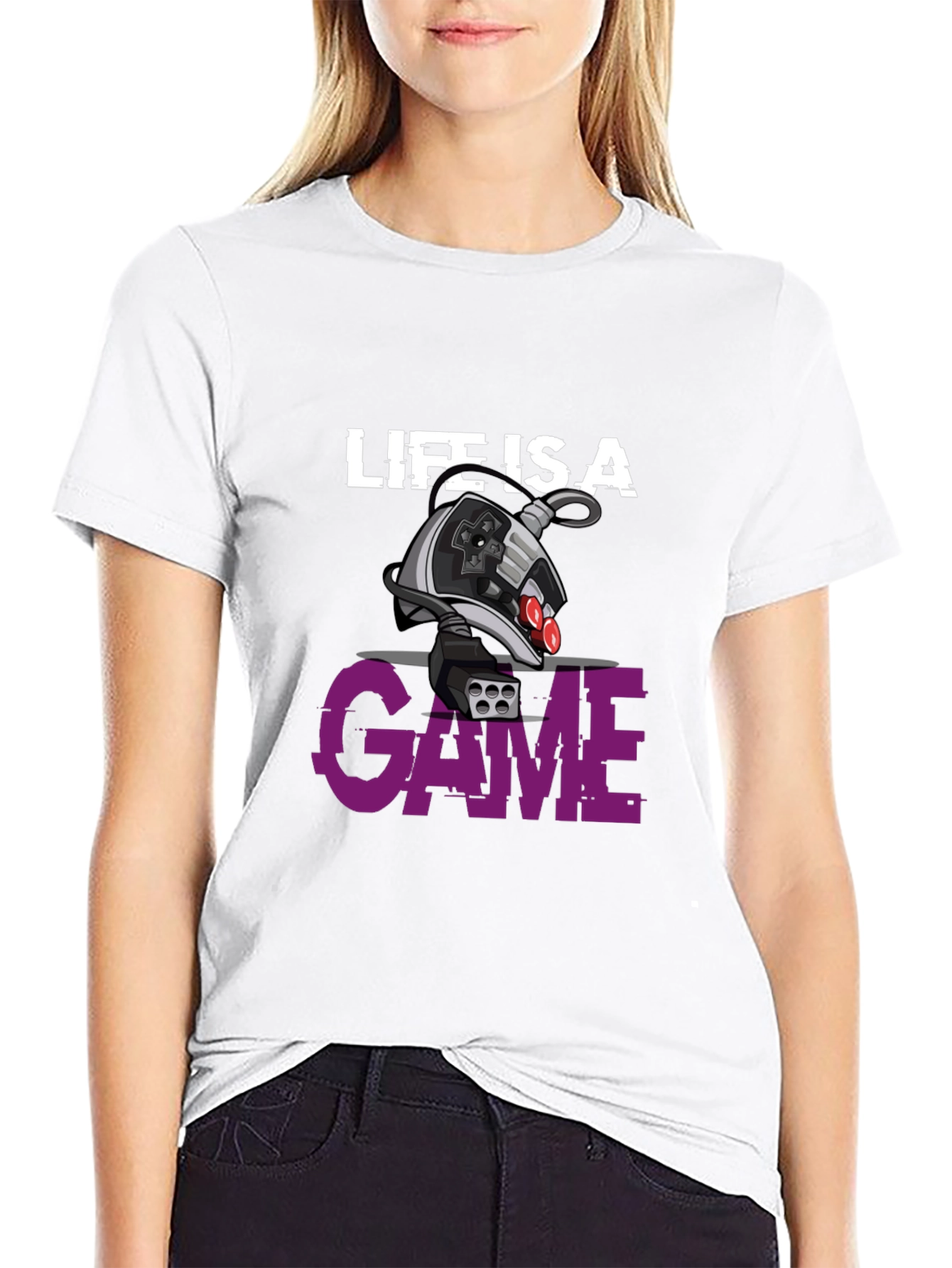 Black Life is a Game T-Shirt view 9