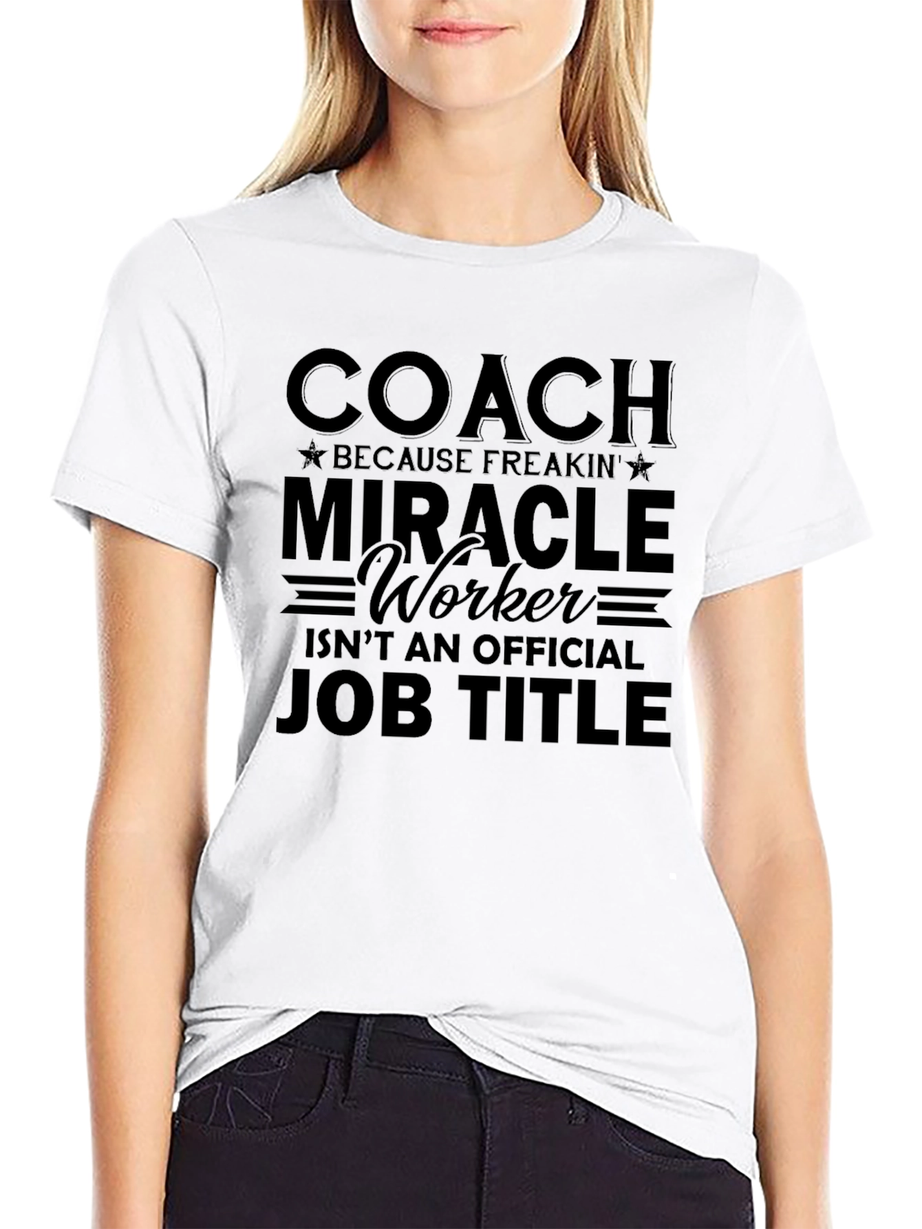 Black Coach Miracle Worker T-Shirt view 9
