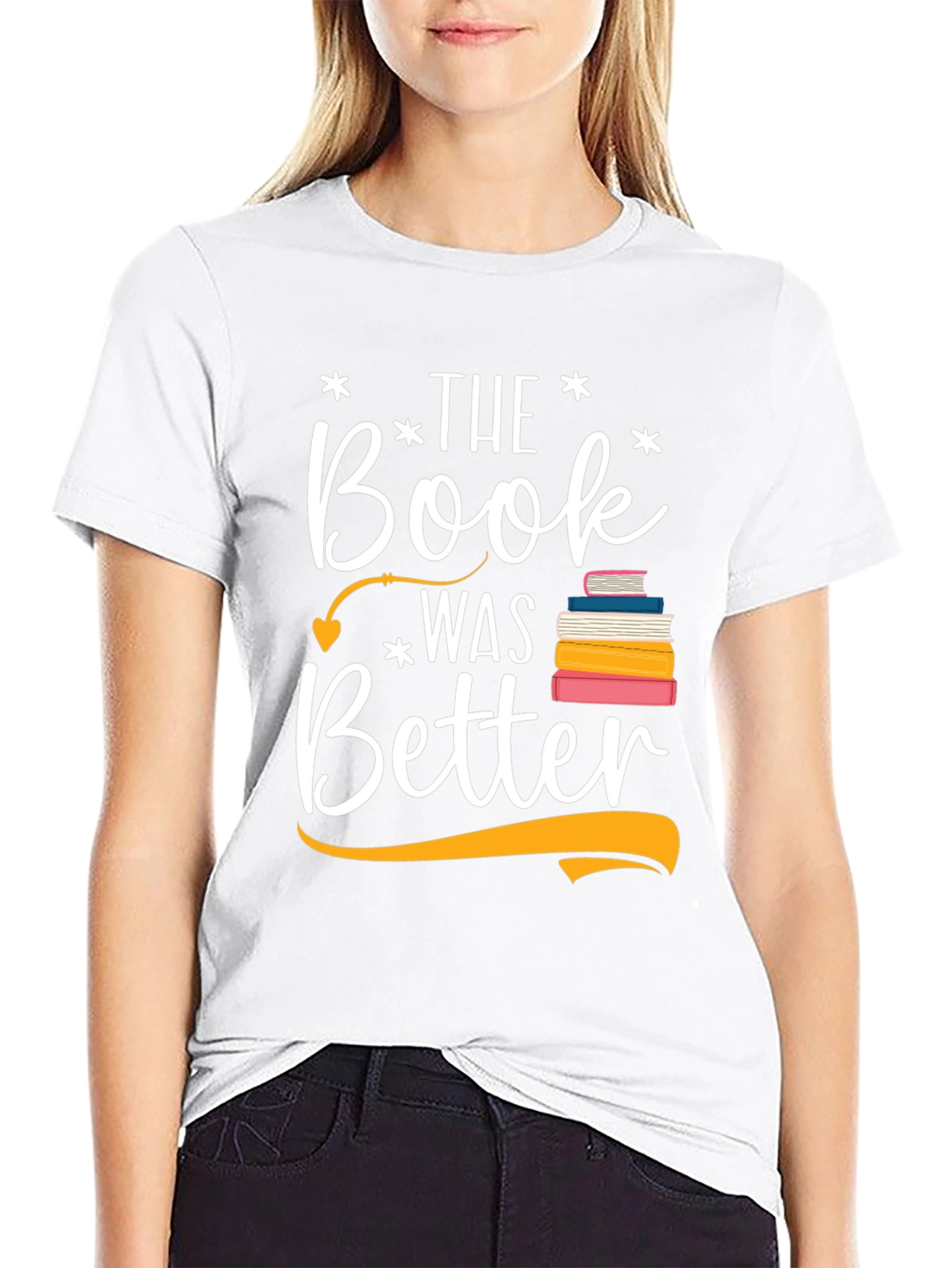 Black Book Lover T-Shirt - The Book Was Better Tee view 9