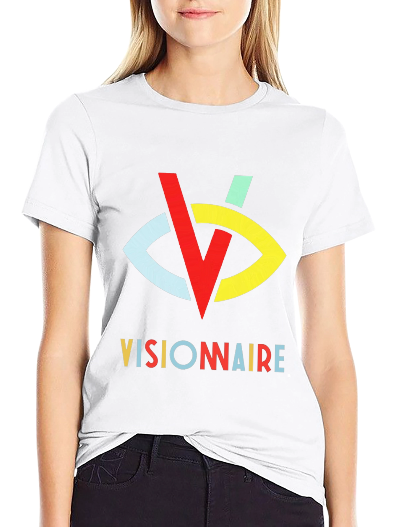 Black Visionaire Graphic Tee - Stylish Casual Wear view 9