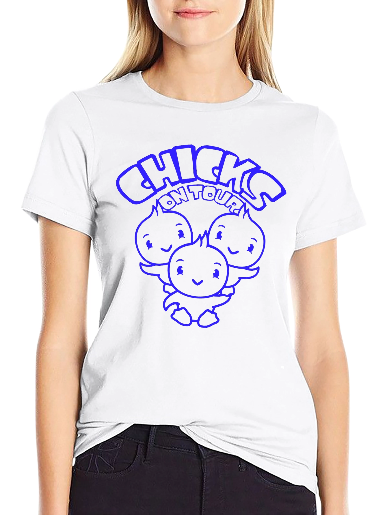 Black Chicks On Tour Graphic T-Shirt - Black view 9