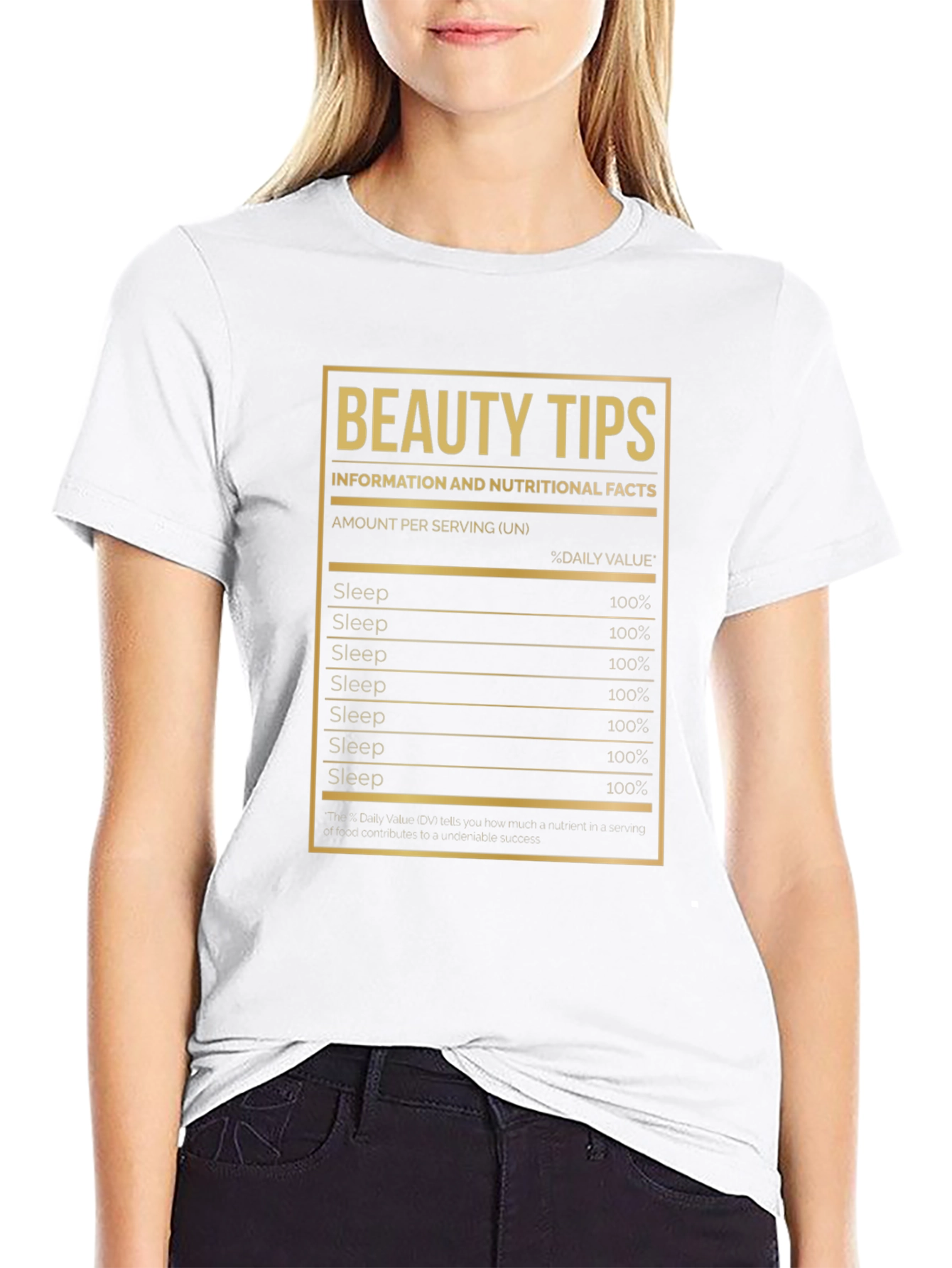 Black Beauty Tips Sleep T-Shirt view 9