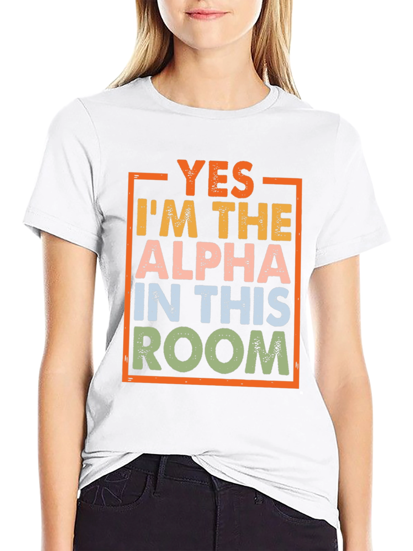 Black Alpha In This Room Graphic Tee view 9
