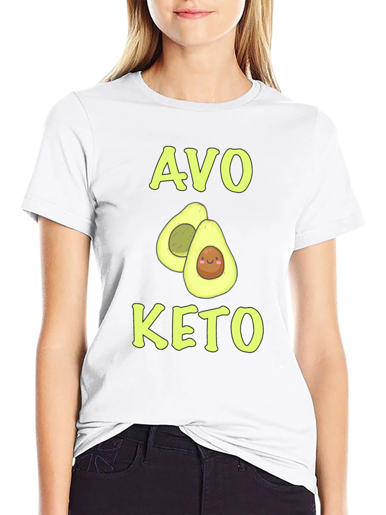 Black Avo Keto Graphic T-Shirt view 9