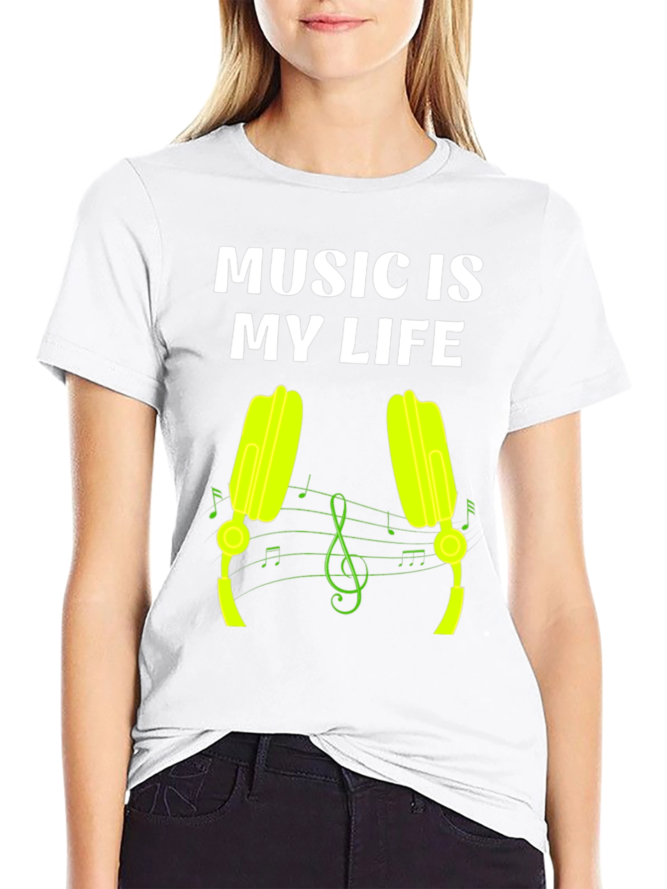 Black Music is My Life Graphic Tee view 9