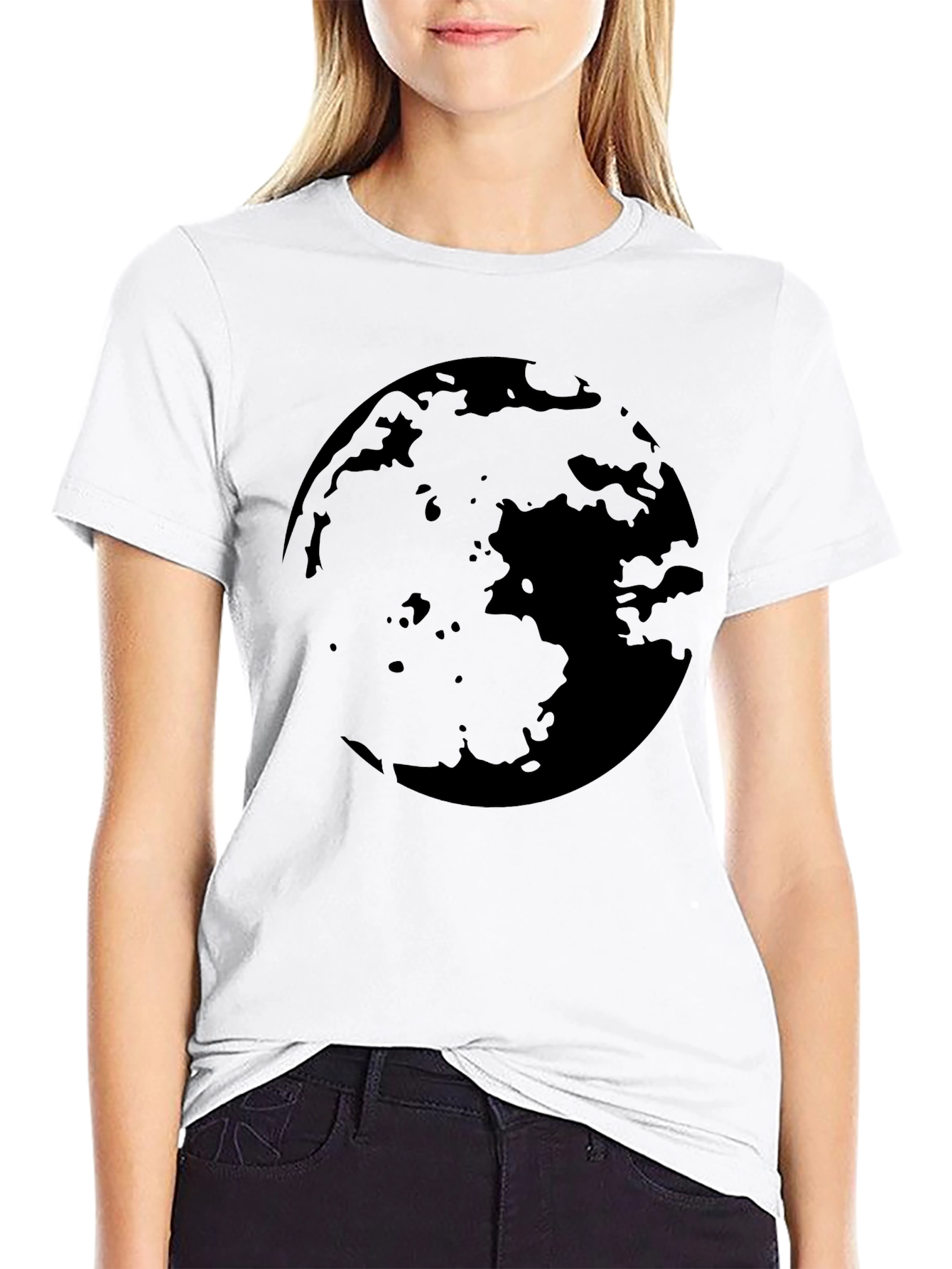 Lunar Phase Black T-Shirt - 9