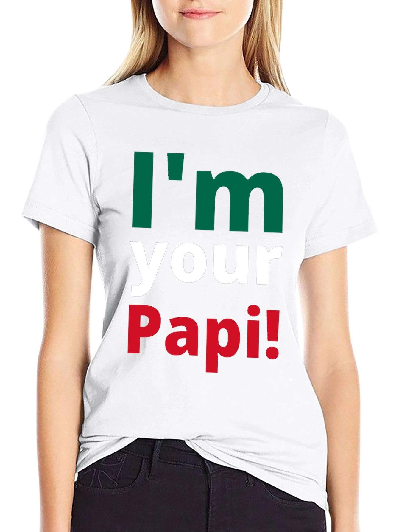 Black I'm Your Papi! T-Shirt Funny Father's Day Gift view 9