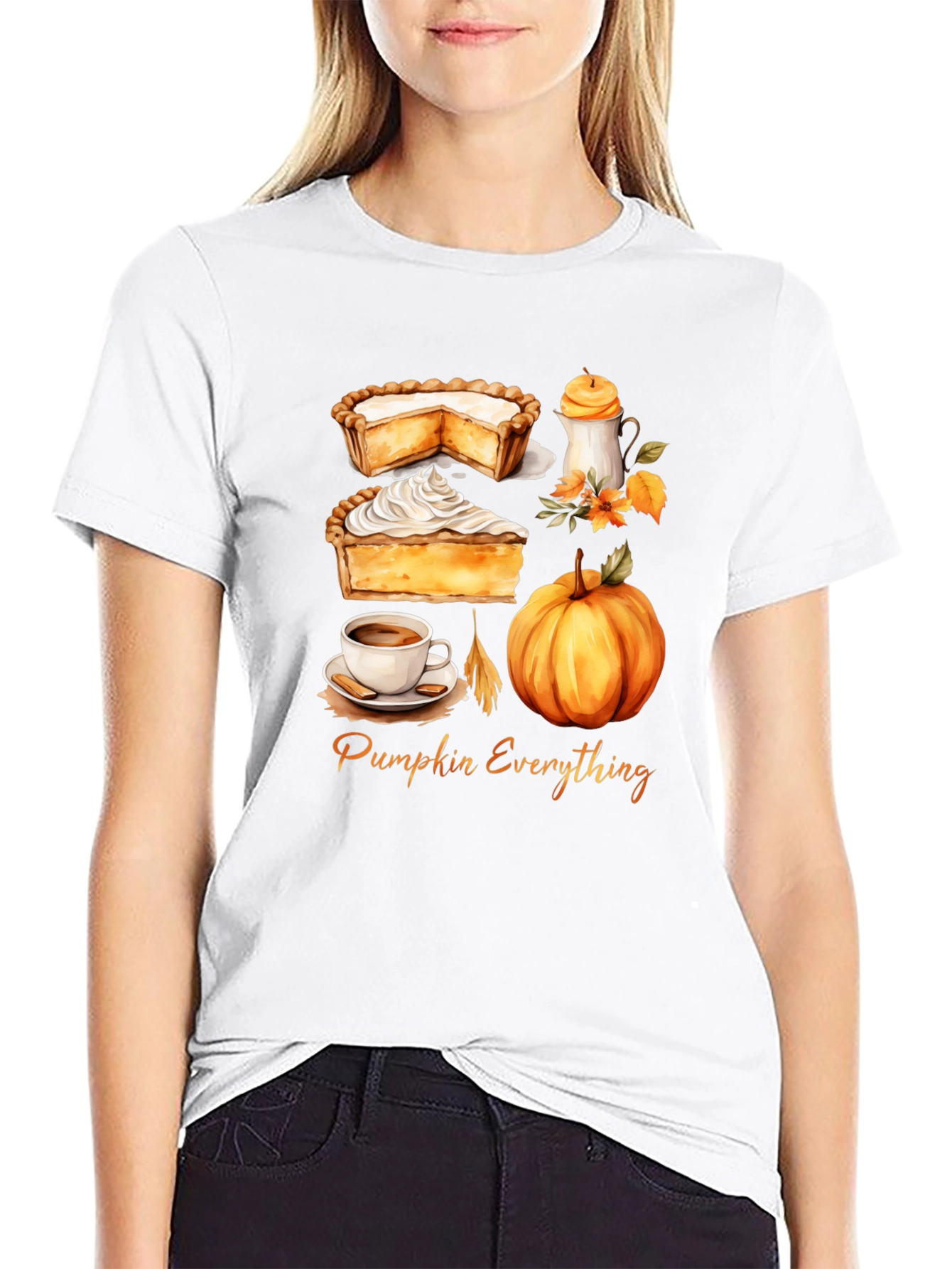 Black Pumpkin Everything Graphic Tee view 9