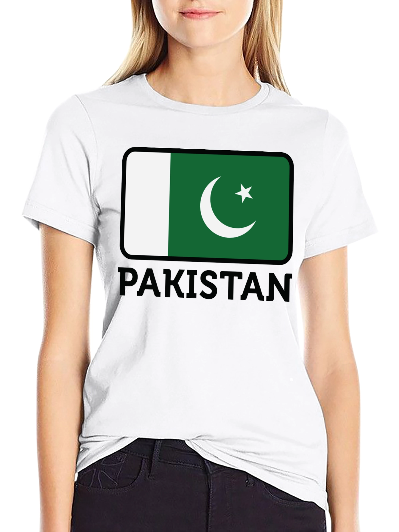 Black Pakistan Flag T-Shirt - Show Your Pride! view 9