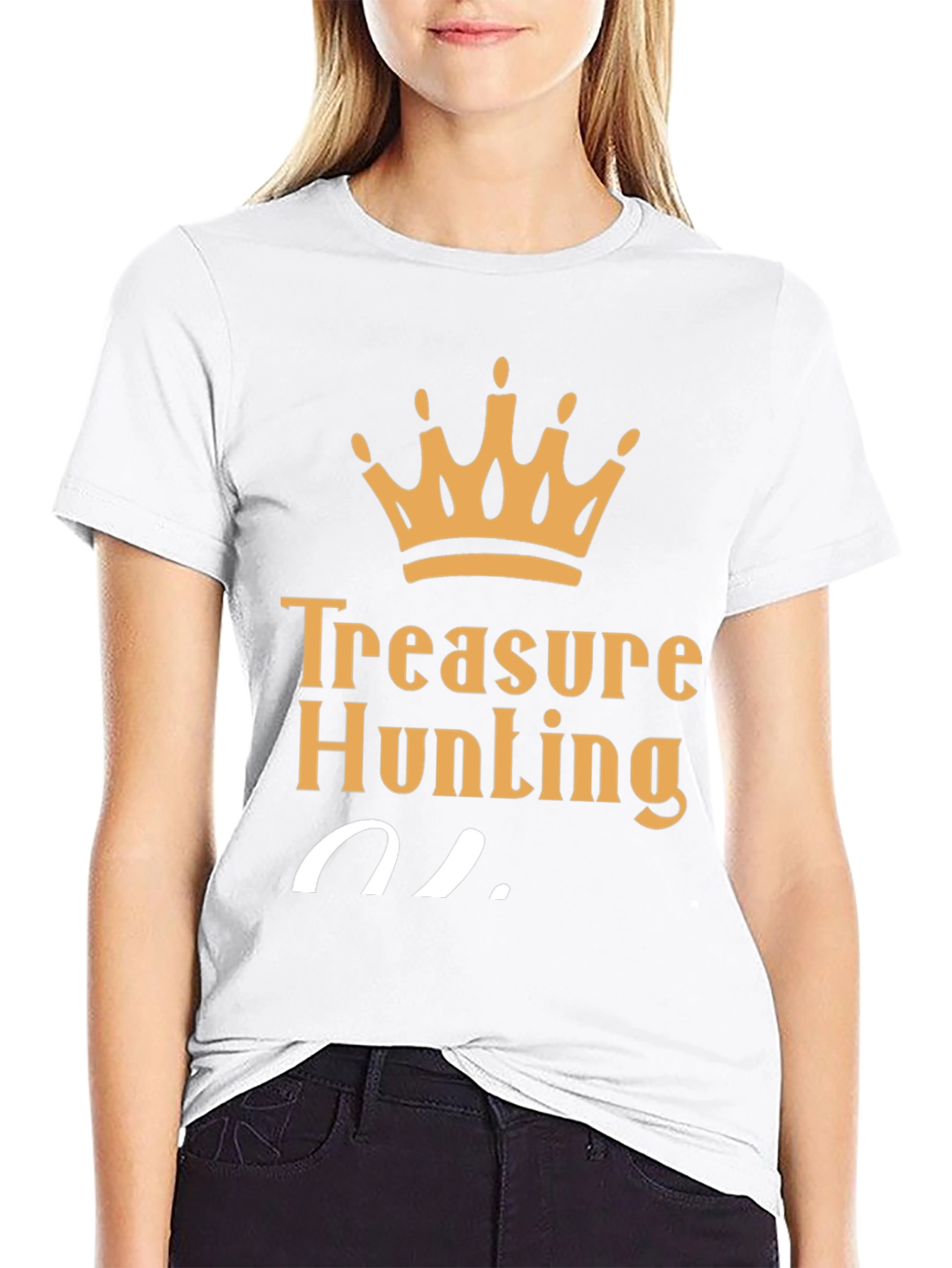 Black Treasure Hunting King T-Shirt - Black view 9