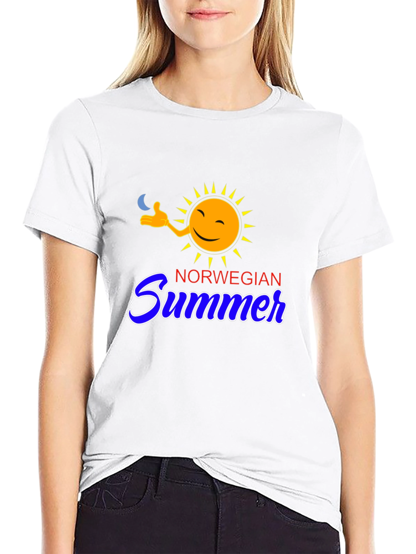 Black Norwegian Summer T-Shirt - Black Tee view 9