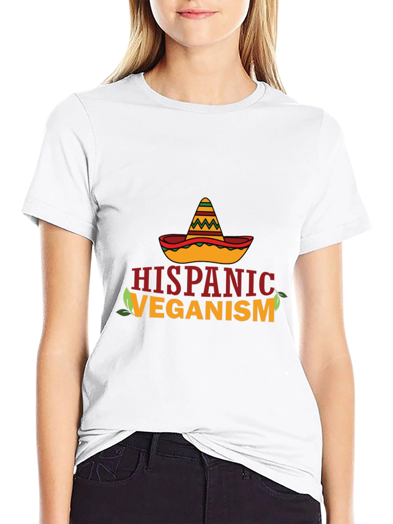 Black Hispanic Veganism T-Shirt view 9