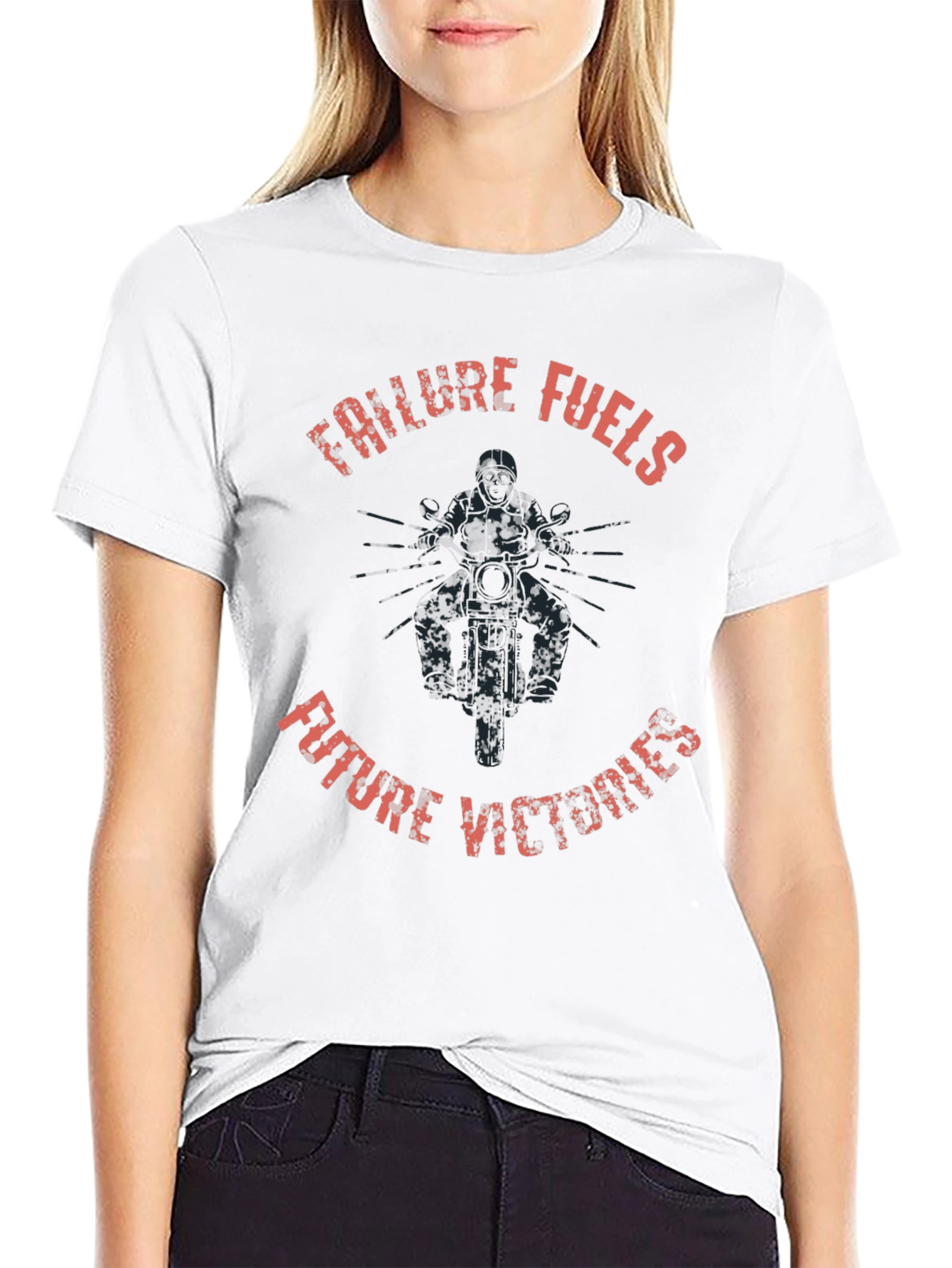 Black Failure Fuels Future Victories Graphic Tee view 9