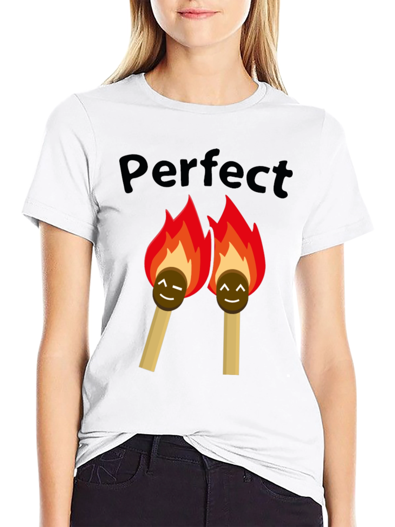 Black Perfect Match Graphic T-Shirt view 9