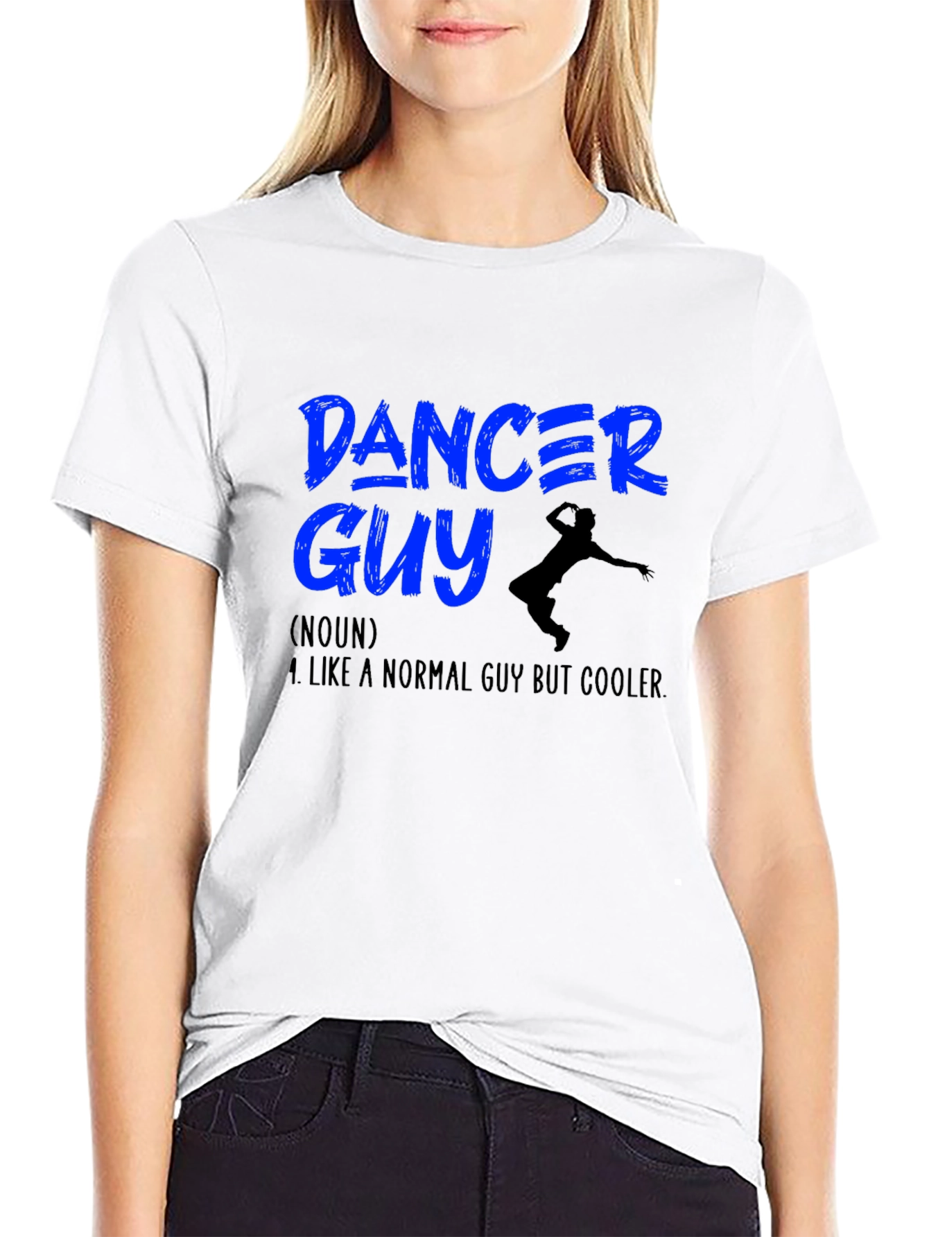 Black Dancer Guy T-Shirt - Cool Definition view 9