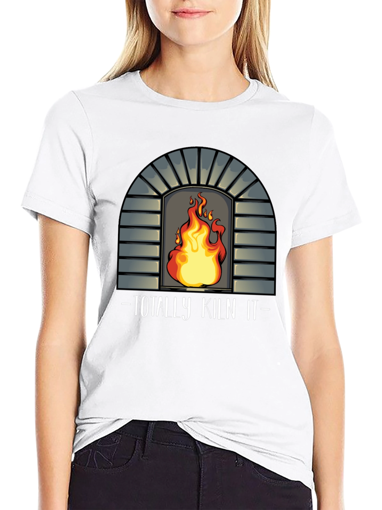 Black Totally Kiln It! Graphic Tee view 9