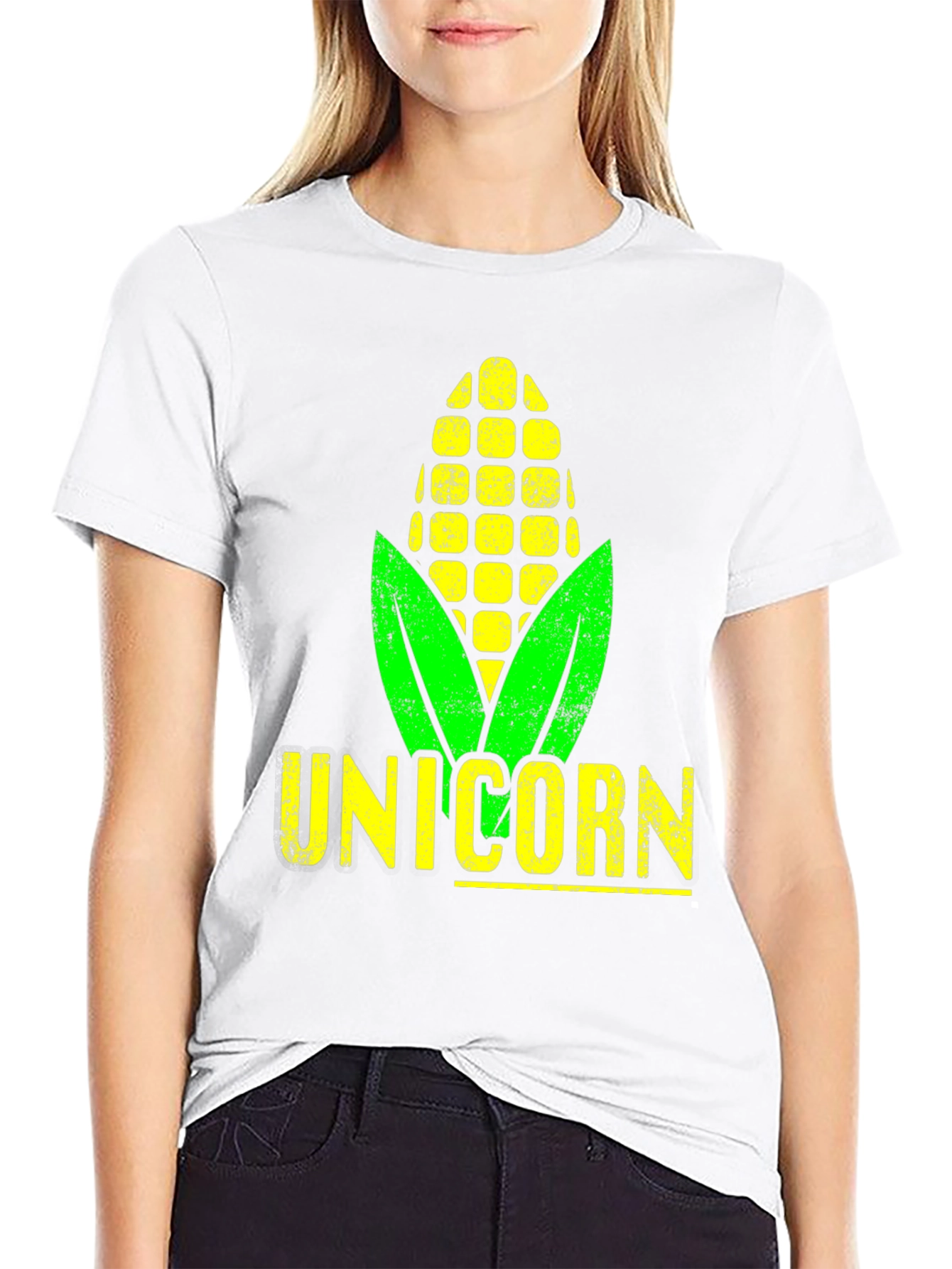 Black Unicorm T-Shirt - Corn Pun Tee view 9