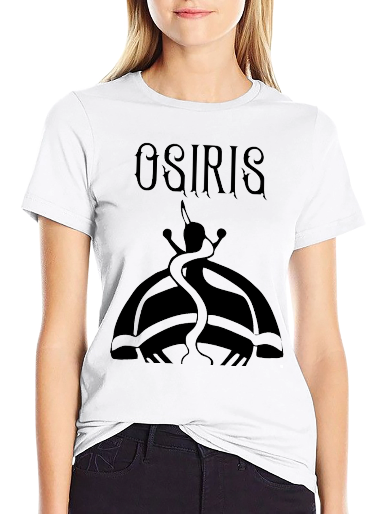 Black Osiris Graphic Print Black T-Shirt view 9