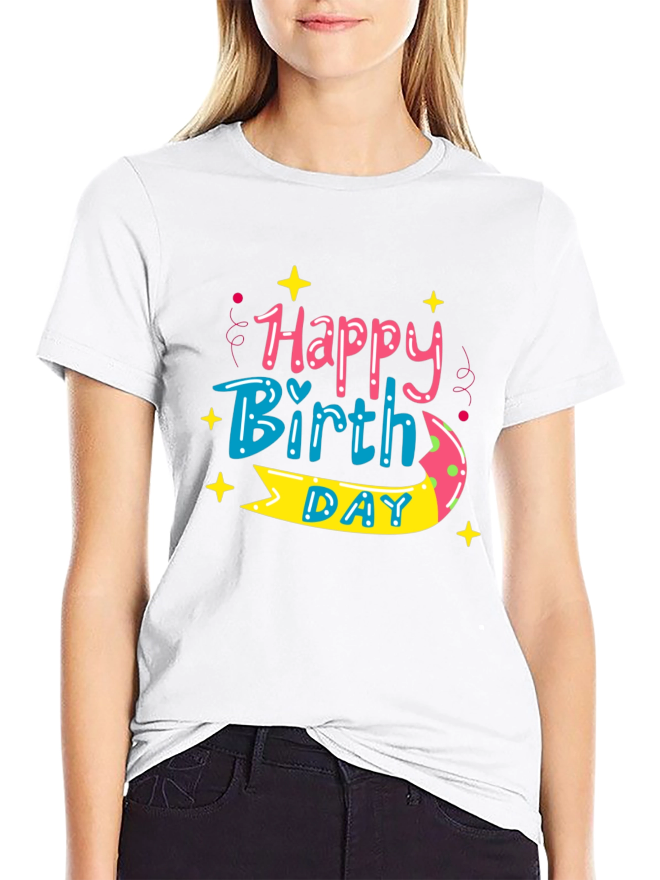 Happy Birthday Graphic Tee - Stylish Celebration Shirt - 9
