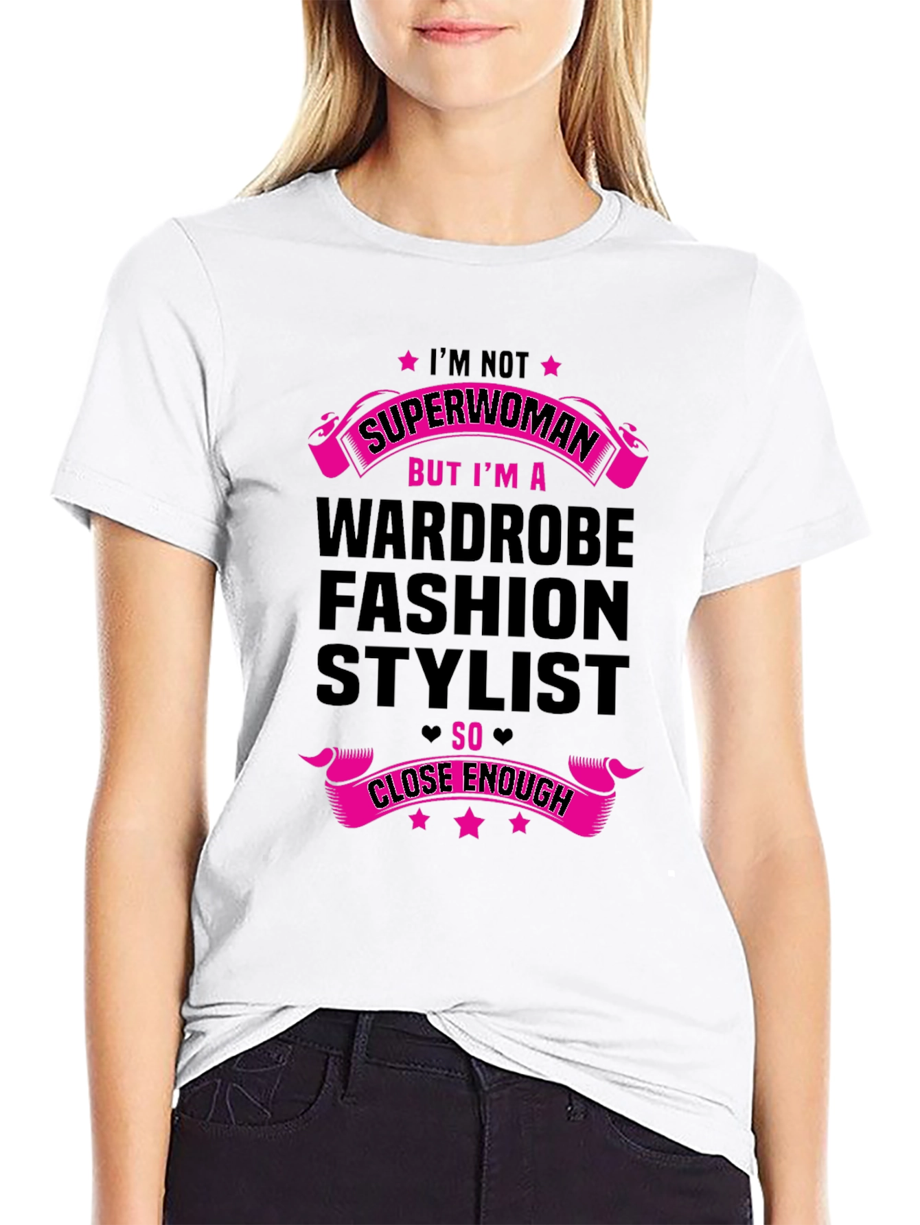 Black Wardrobe Fashion Stylist Graphic T-Shirt view 9
