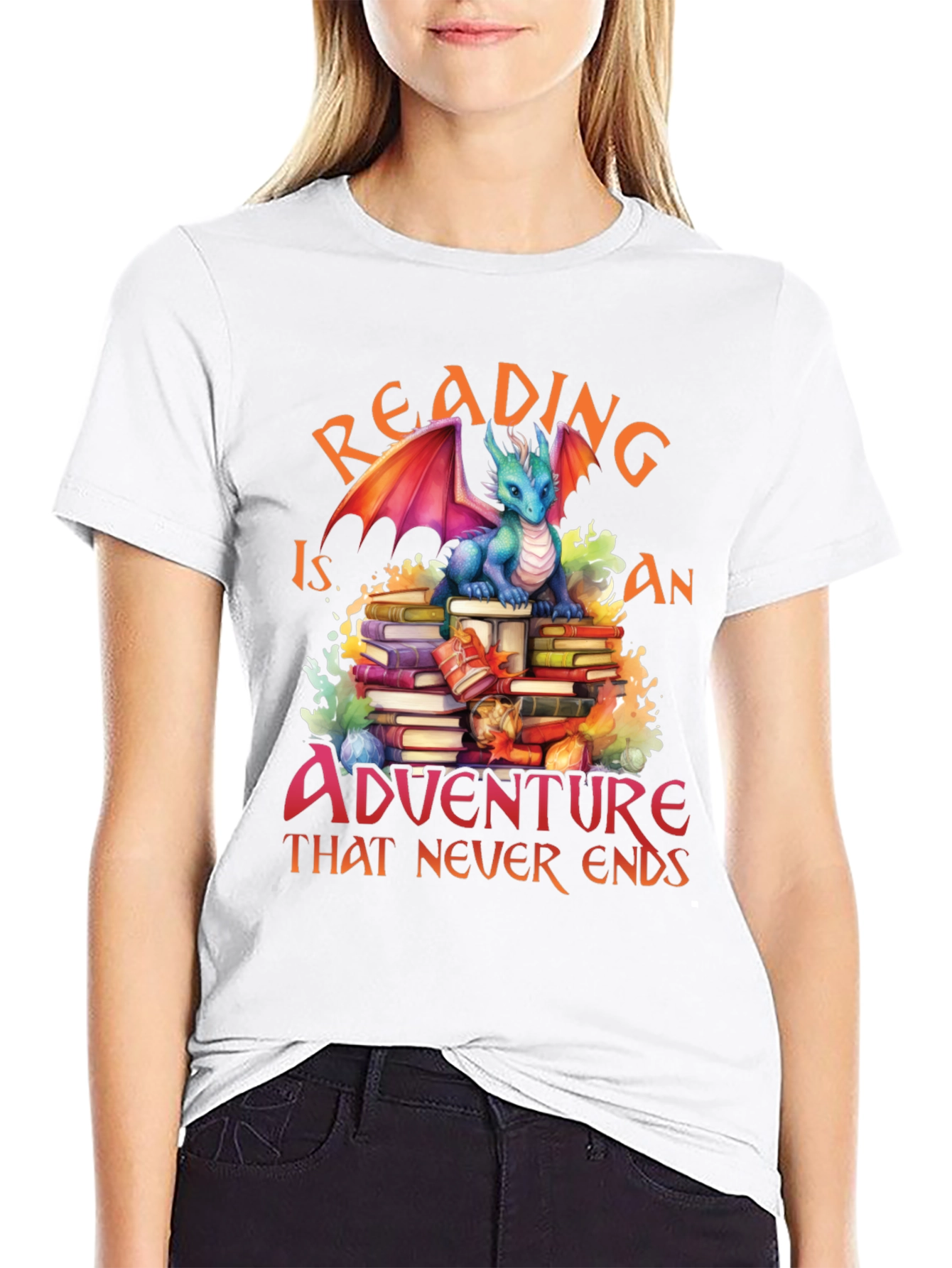 Black Reading is an Adventure Graphic T-Shirt view 9