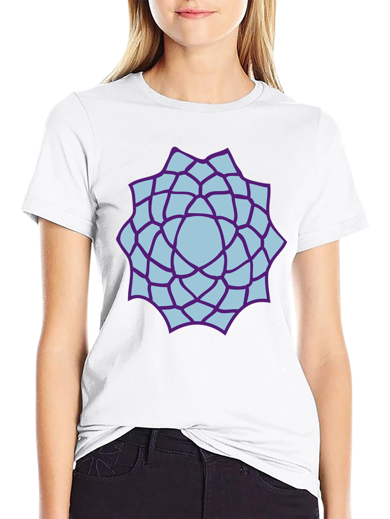 Black Crown Chakra Black T-Shirt view 9