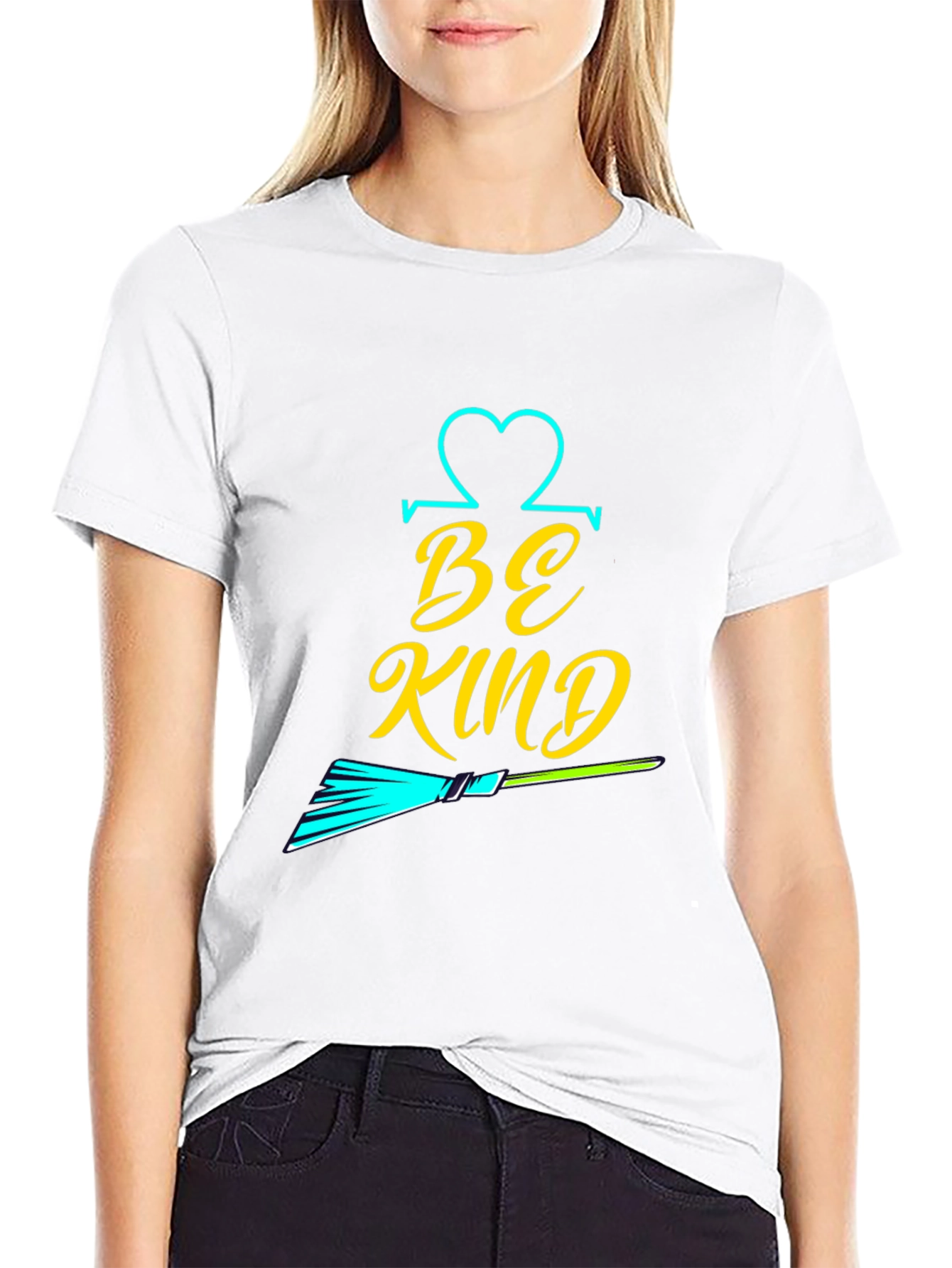 Black Be Kind Graphic Tee -  Stylish Men's Black T-Shirt view 9