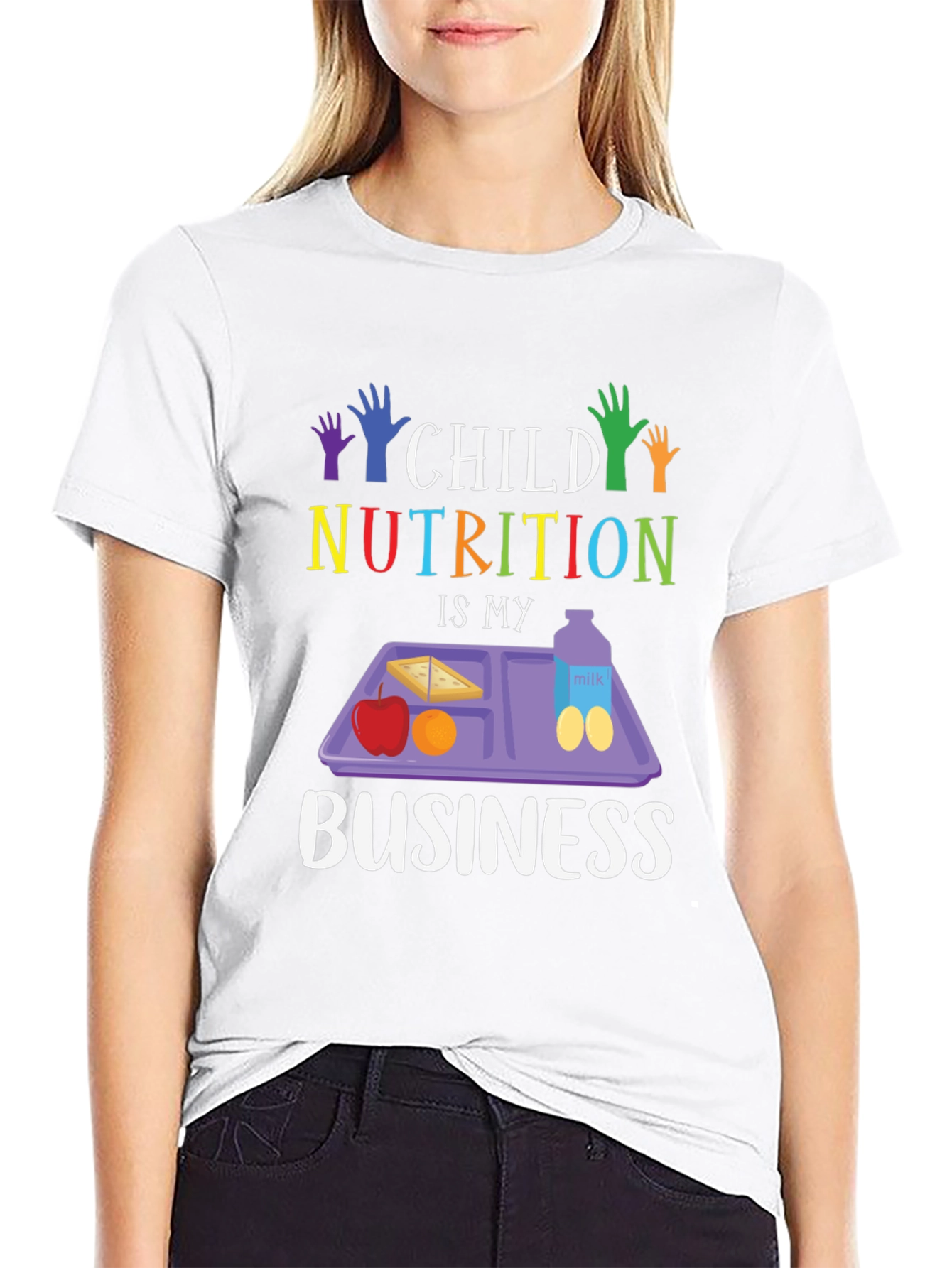 Child Nutrition T-Shirt - School Lunch Hero Tee - 9