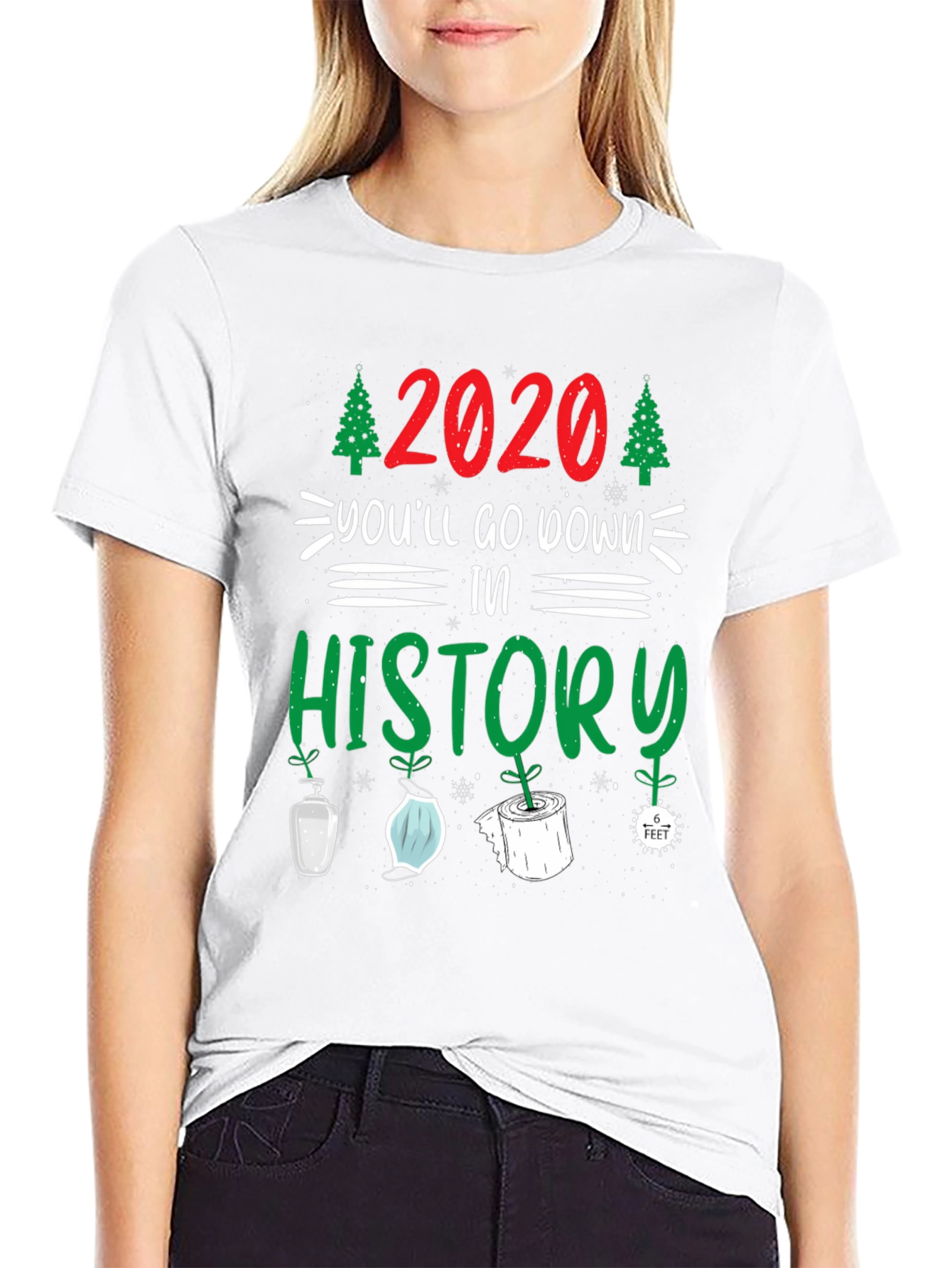Black 2020 History Graphic Tee view 9