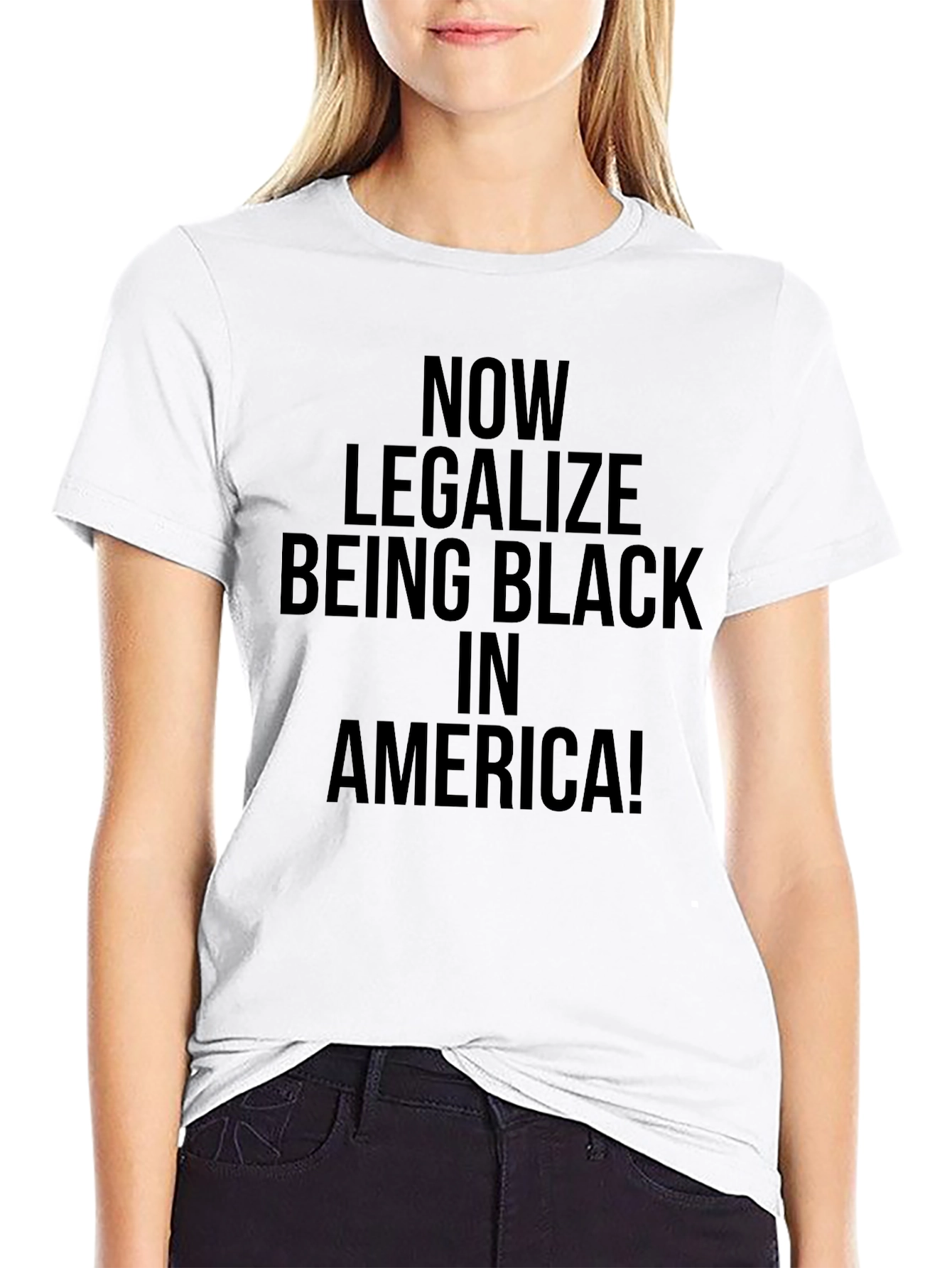 Black Now Legalize Being Black in America T-Shirt view 9