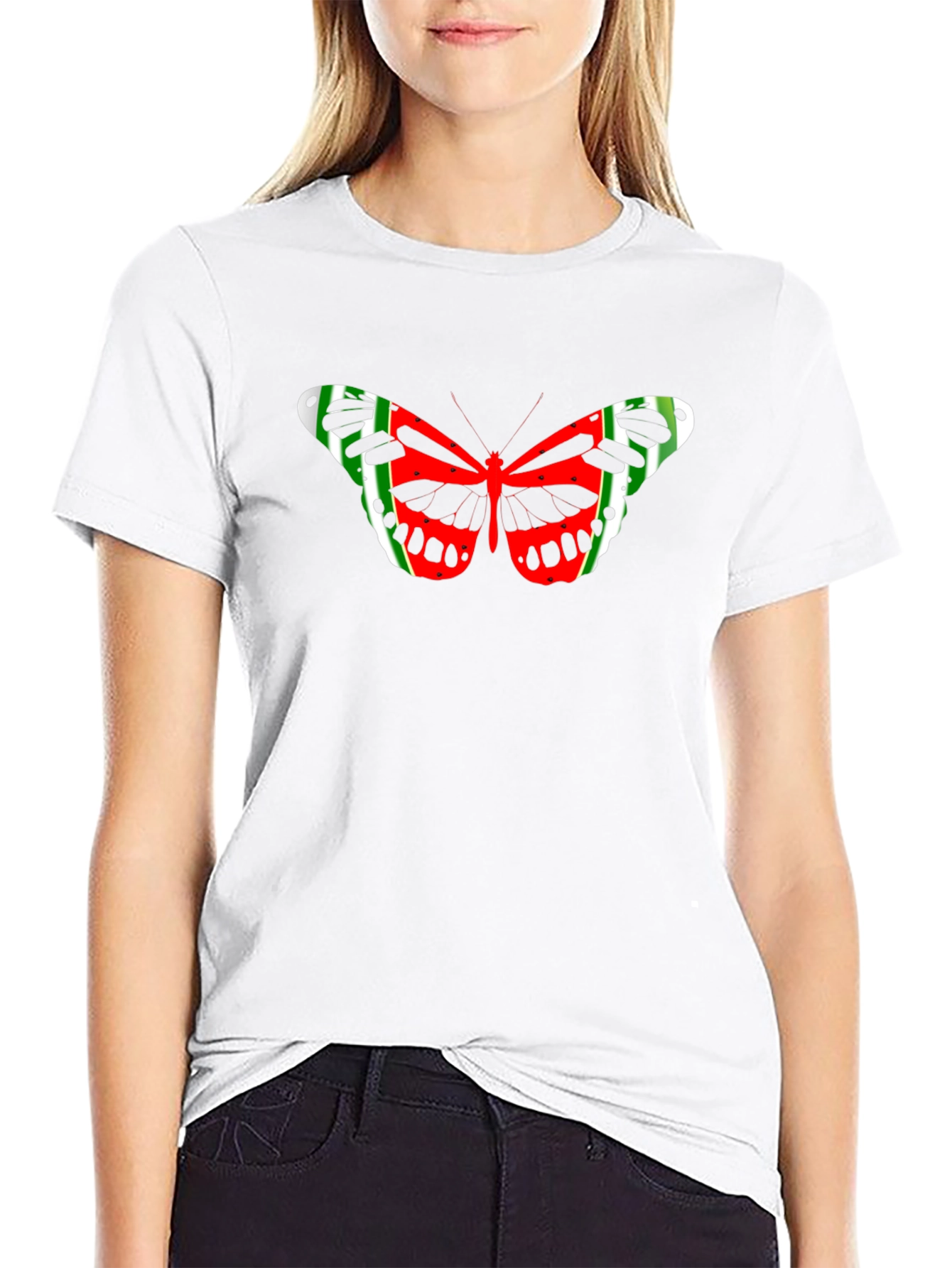 Black Butterfly Graphic Tee - Unique Design view 9