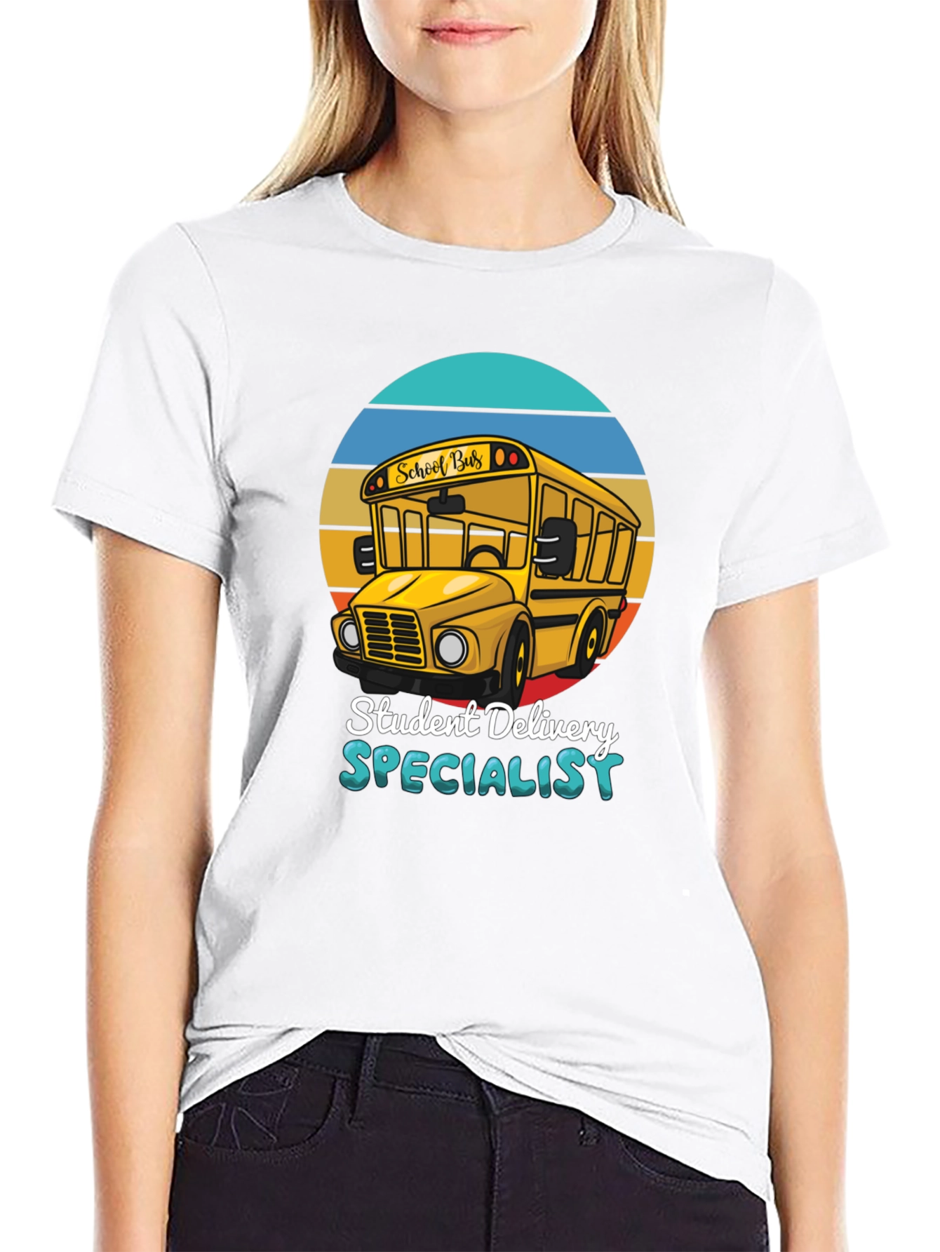 Student Delivery Specialist Tee - School Bus Driver T-Shirt - 9