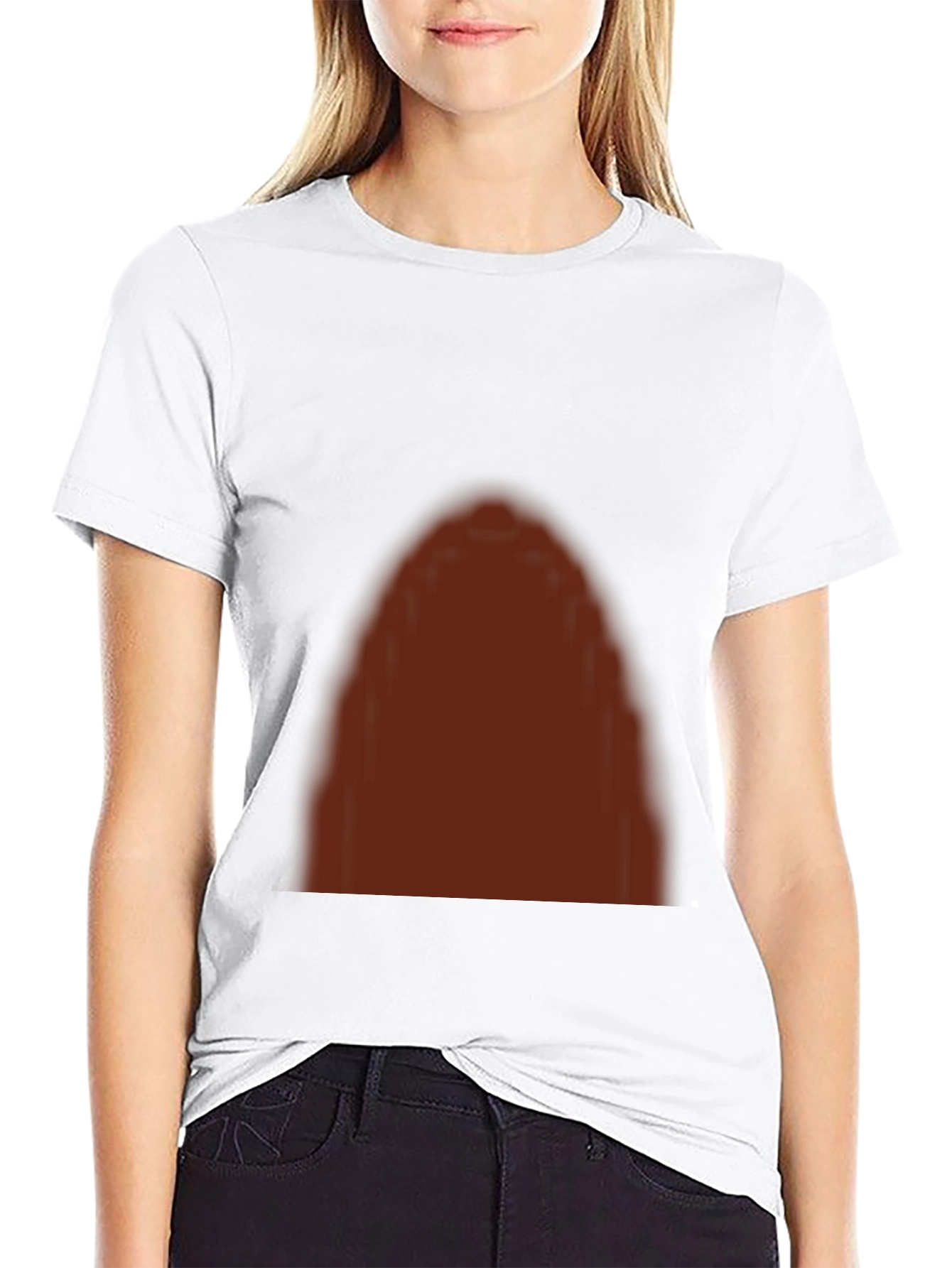 Black Men's Basic Black Short Sleeve T-Shirt view 9