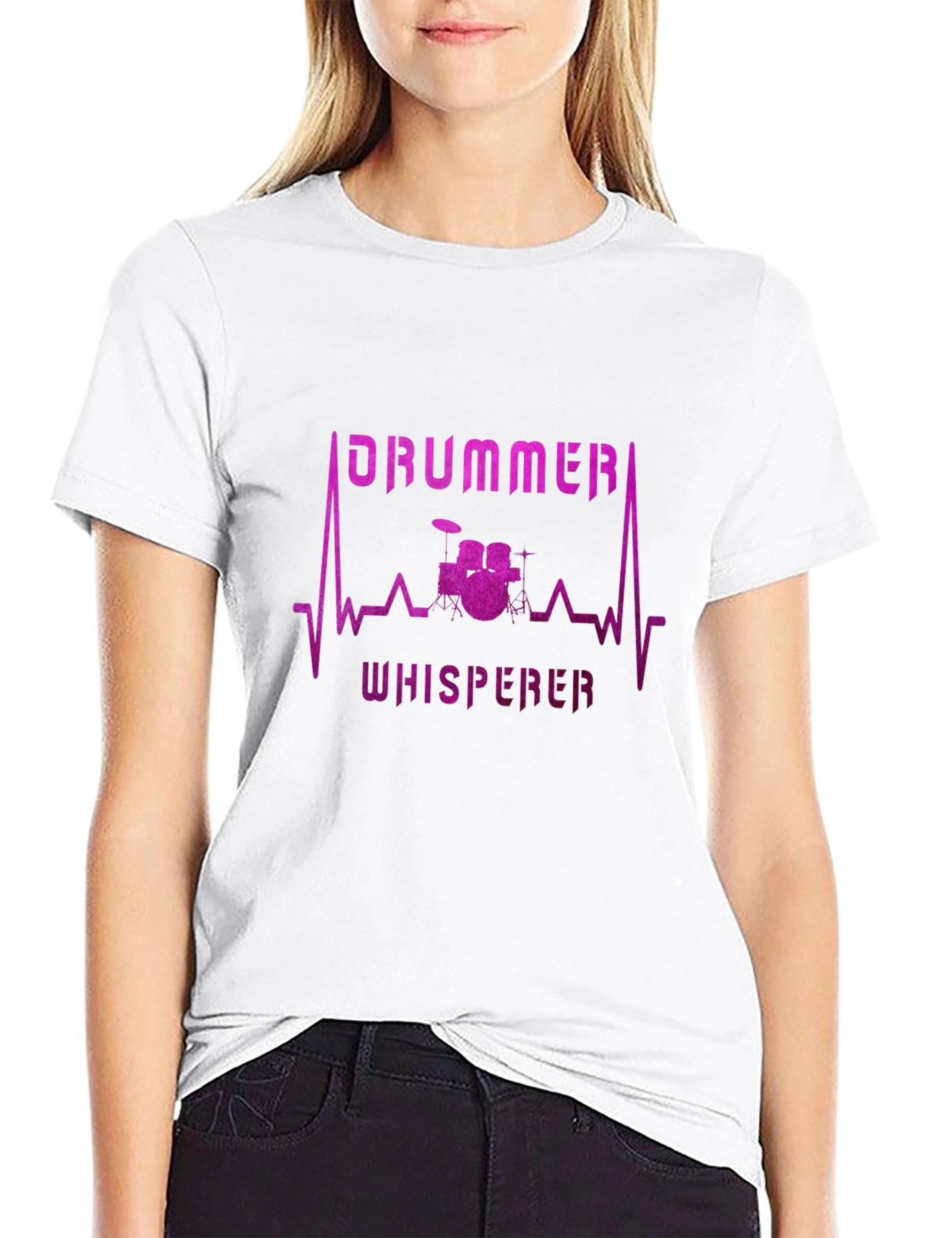 Drummer Whisperer Black T-Shirt - 9
