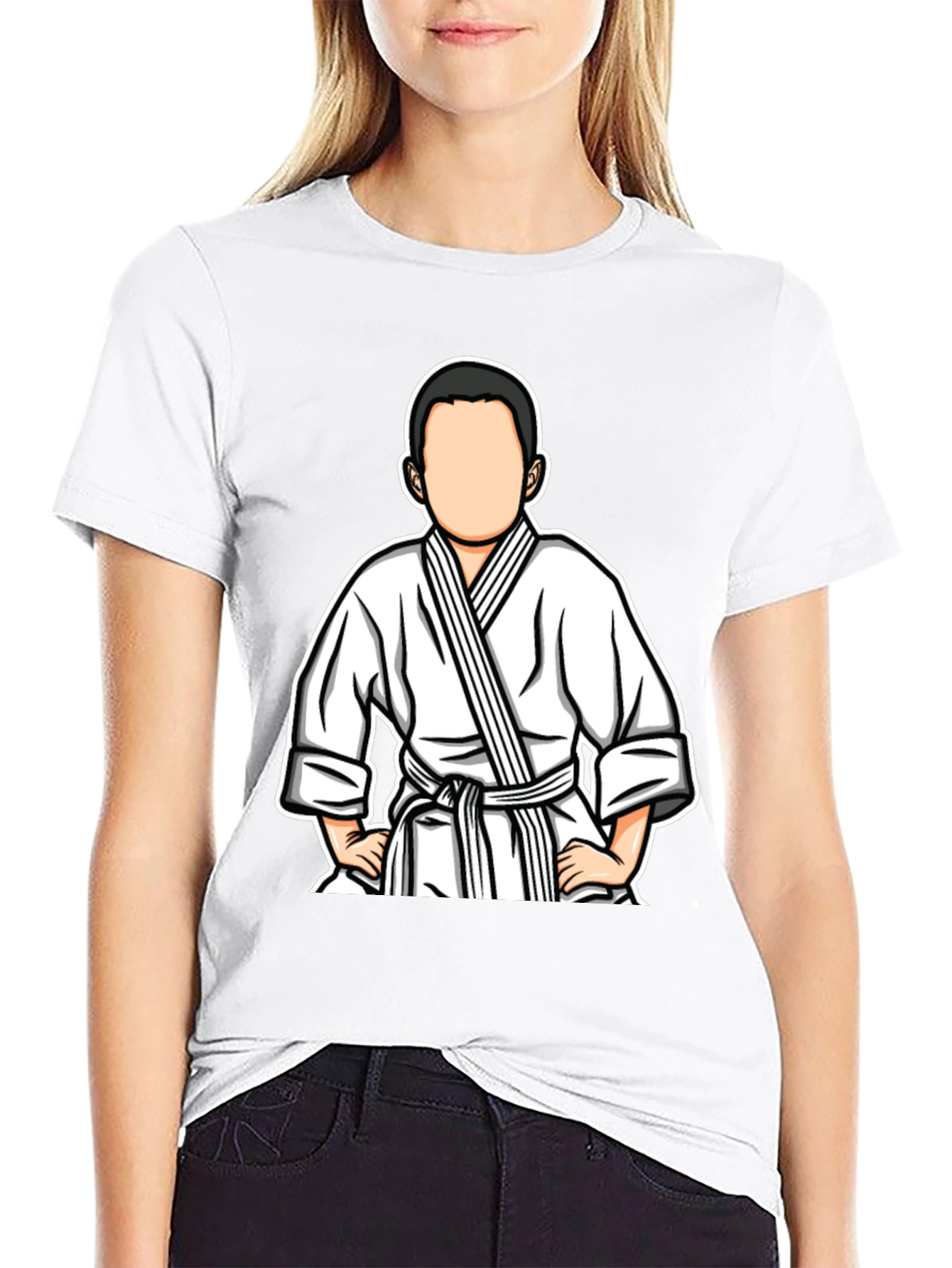 Black Karate Kid Tee - Cool Martial Arts Graphic T-Shirt view 9