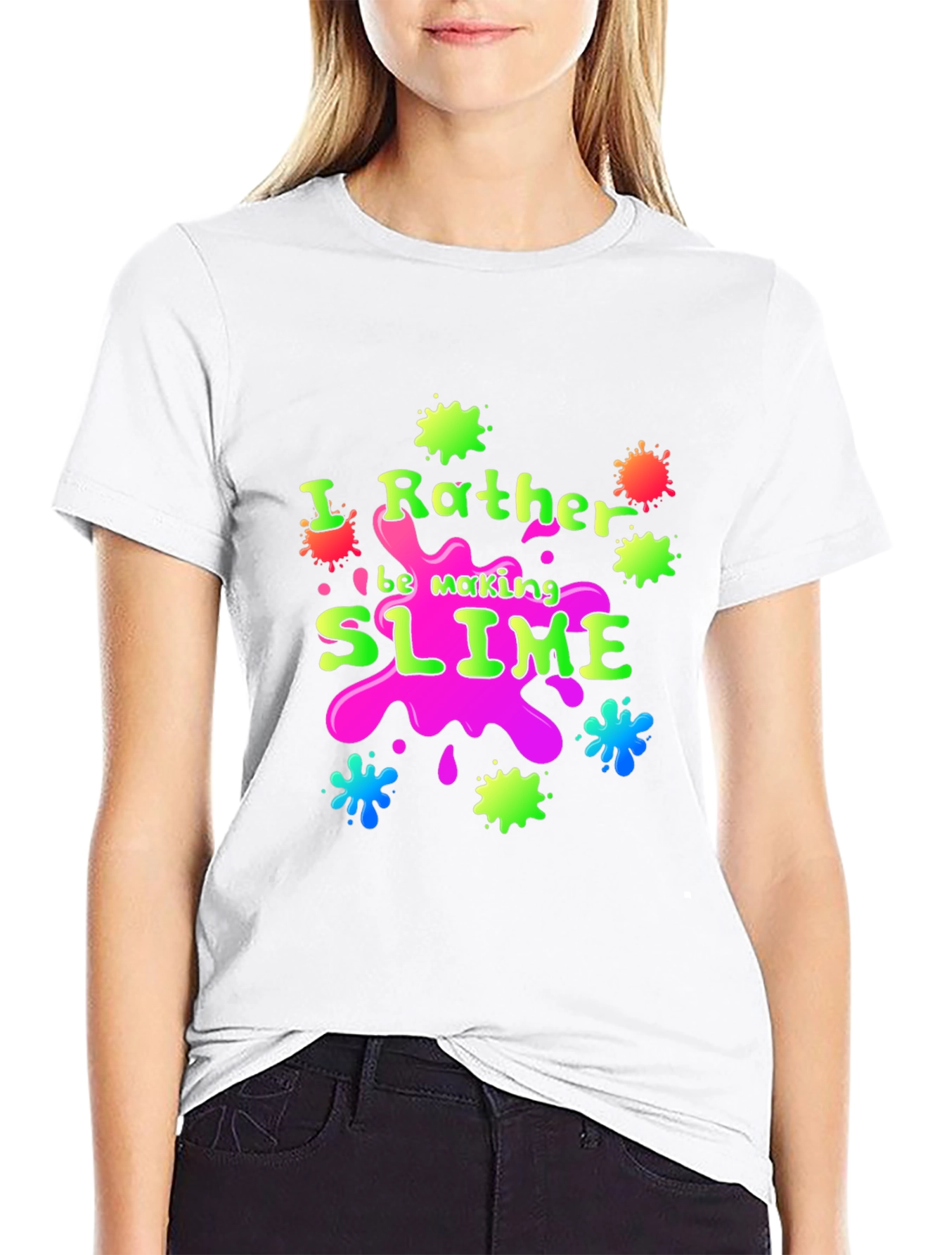 I'd Rather Be Making Slime T-Shirt - 9