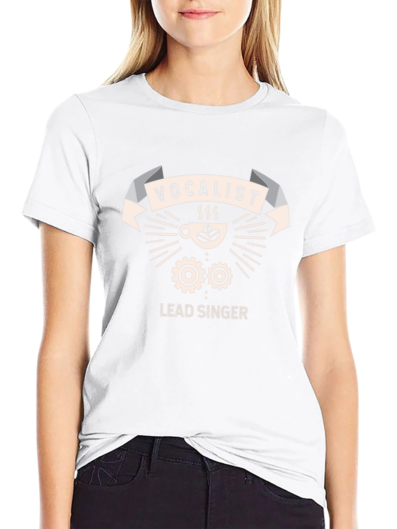 Black Vocalist Lead Singer T-Shirt view 9