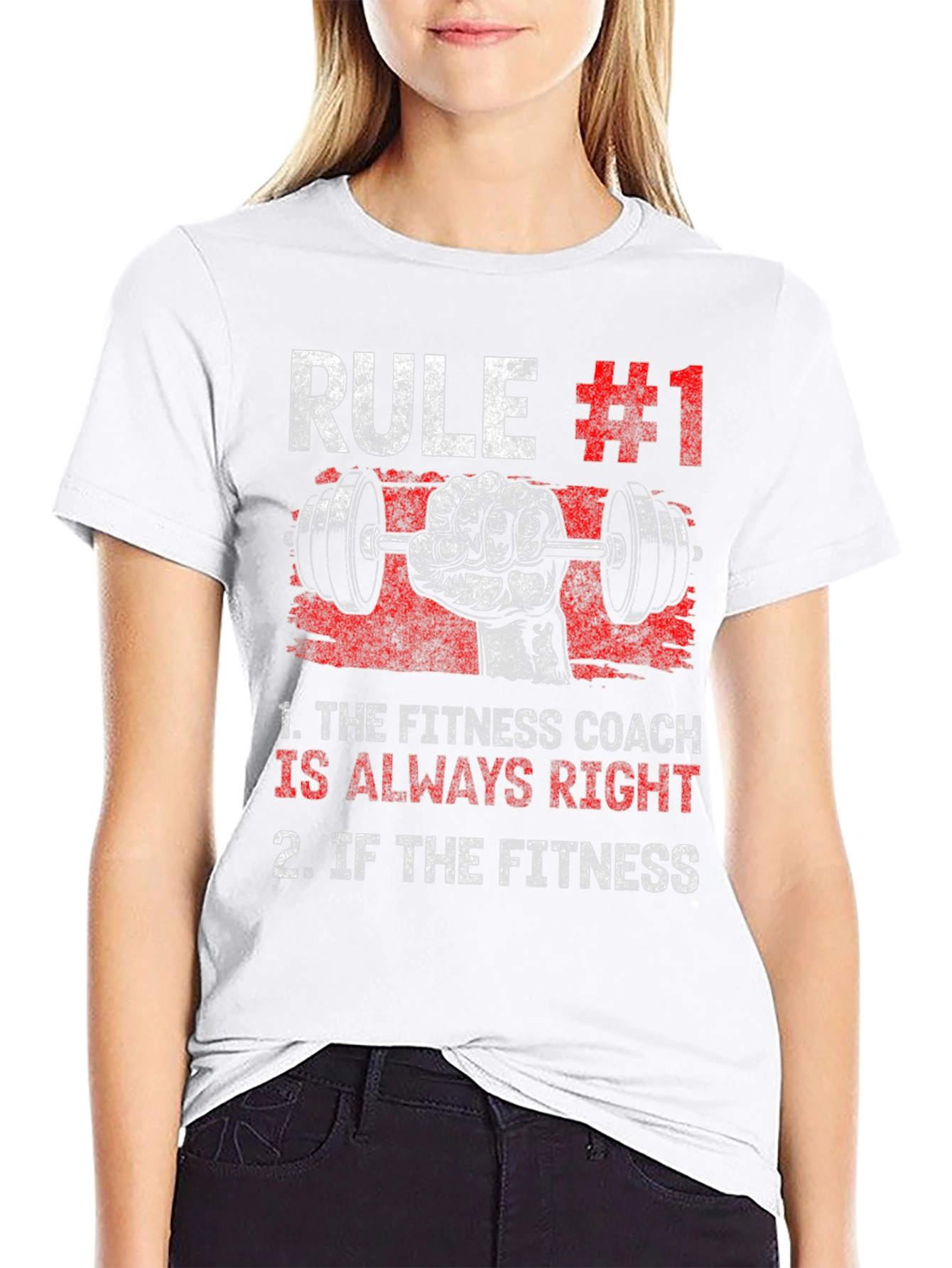 Black Rule #1 Fitness Coach T-Shirt - Workout Gym Tee view 9