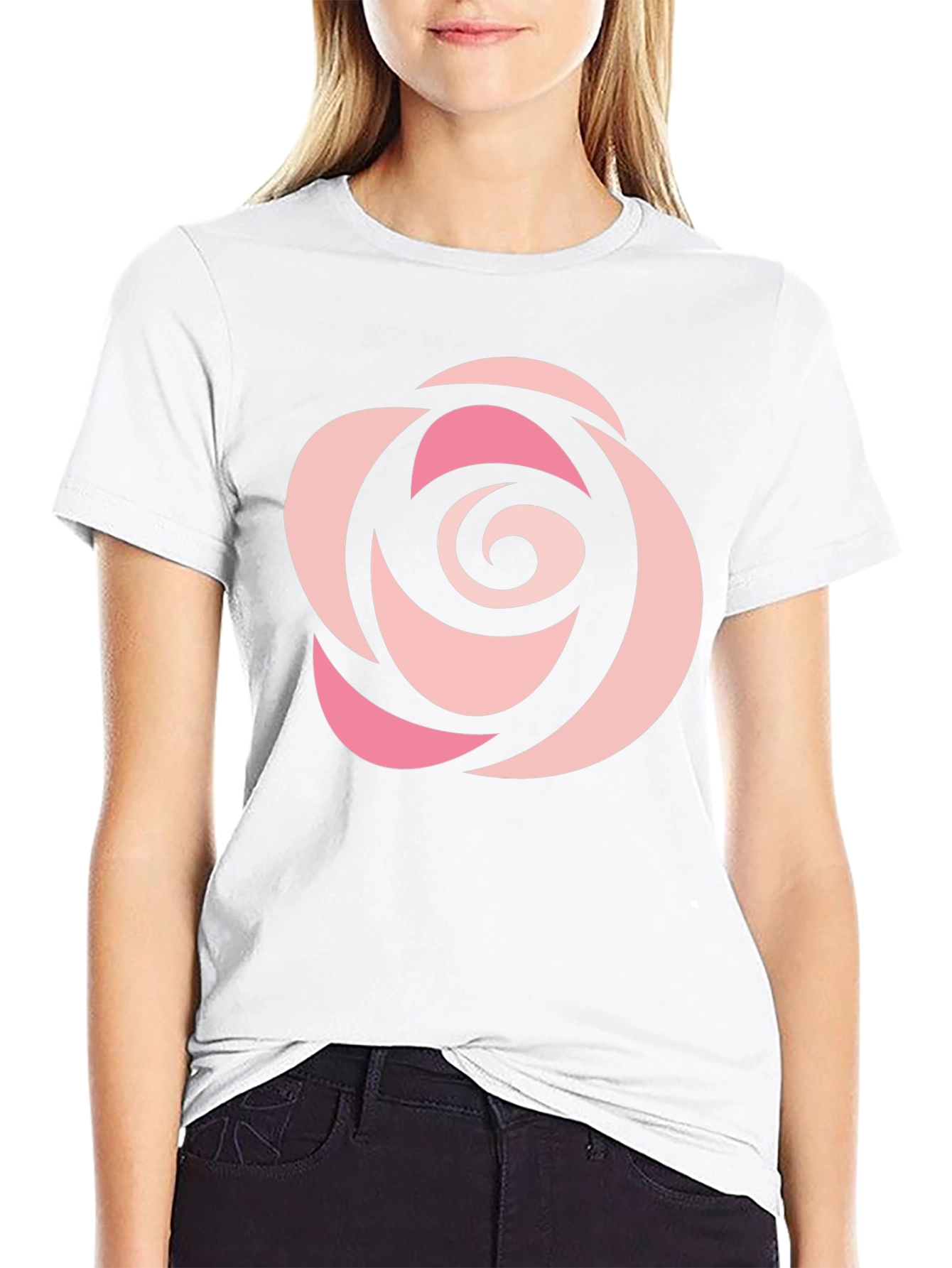 Black Rose Graphic Black T-Shirt - Casual Style view 9