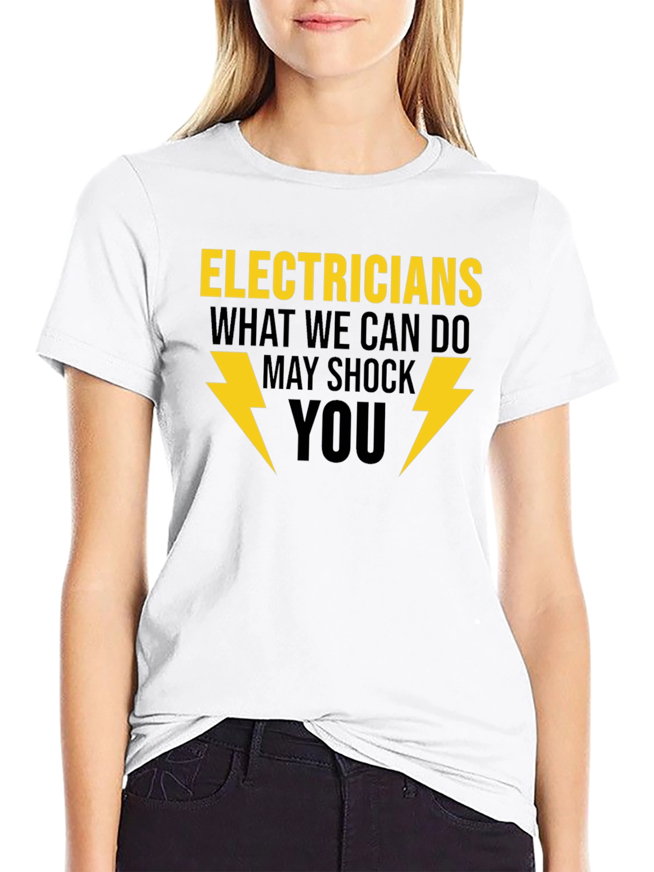 Black Electricians May Shock You T-Shirt view 9