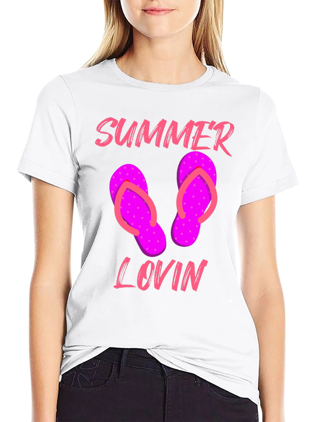 Black Summer Lovin' Graphic Tee view 9