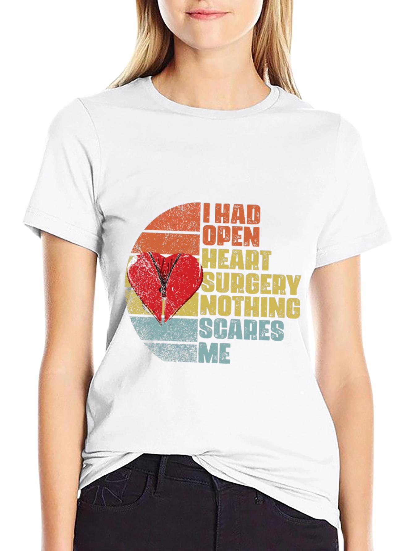 Open Heart Surgery Survivor Graphic Tee - 9