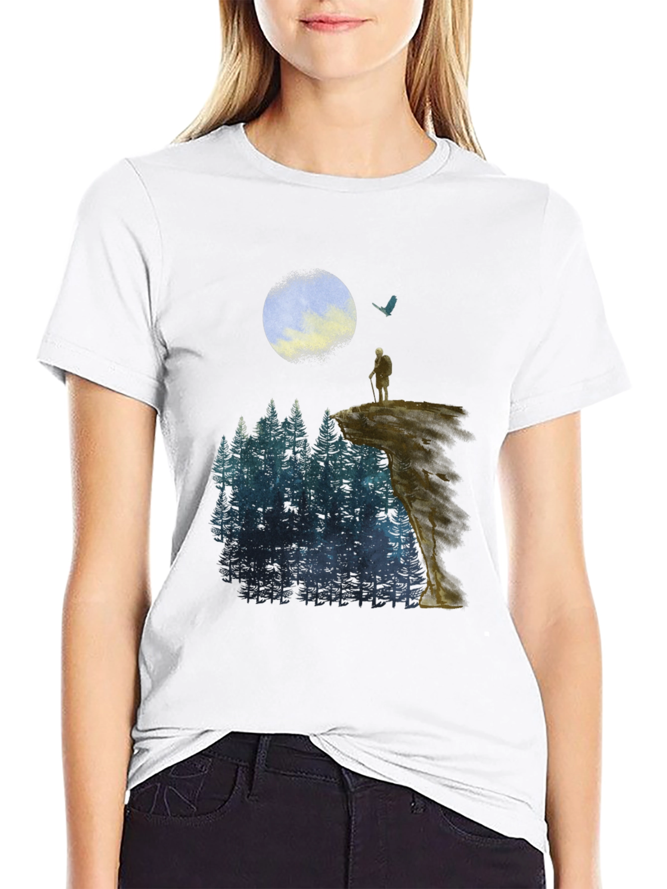 Black Wanderer Graphic T-Shirt view 9