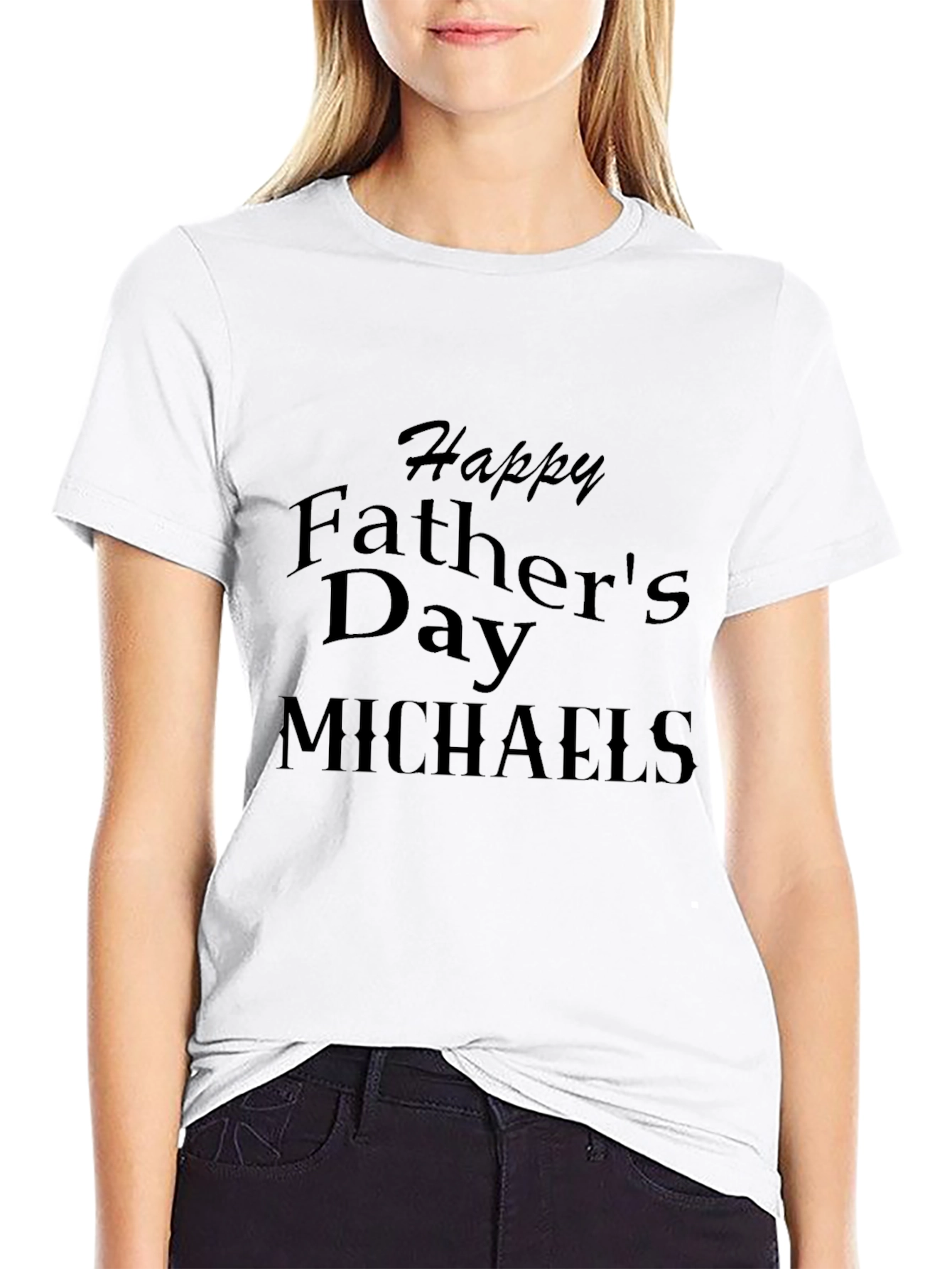 Personalized Happy Father's Day T-Shirt - Custom Name Tee - 9