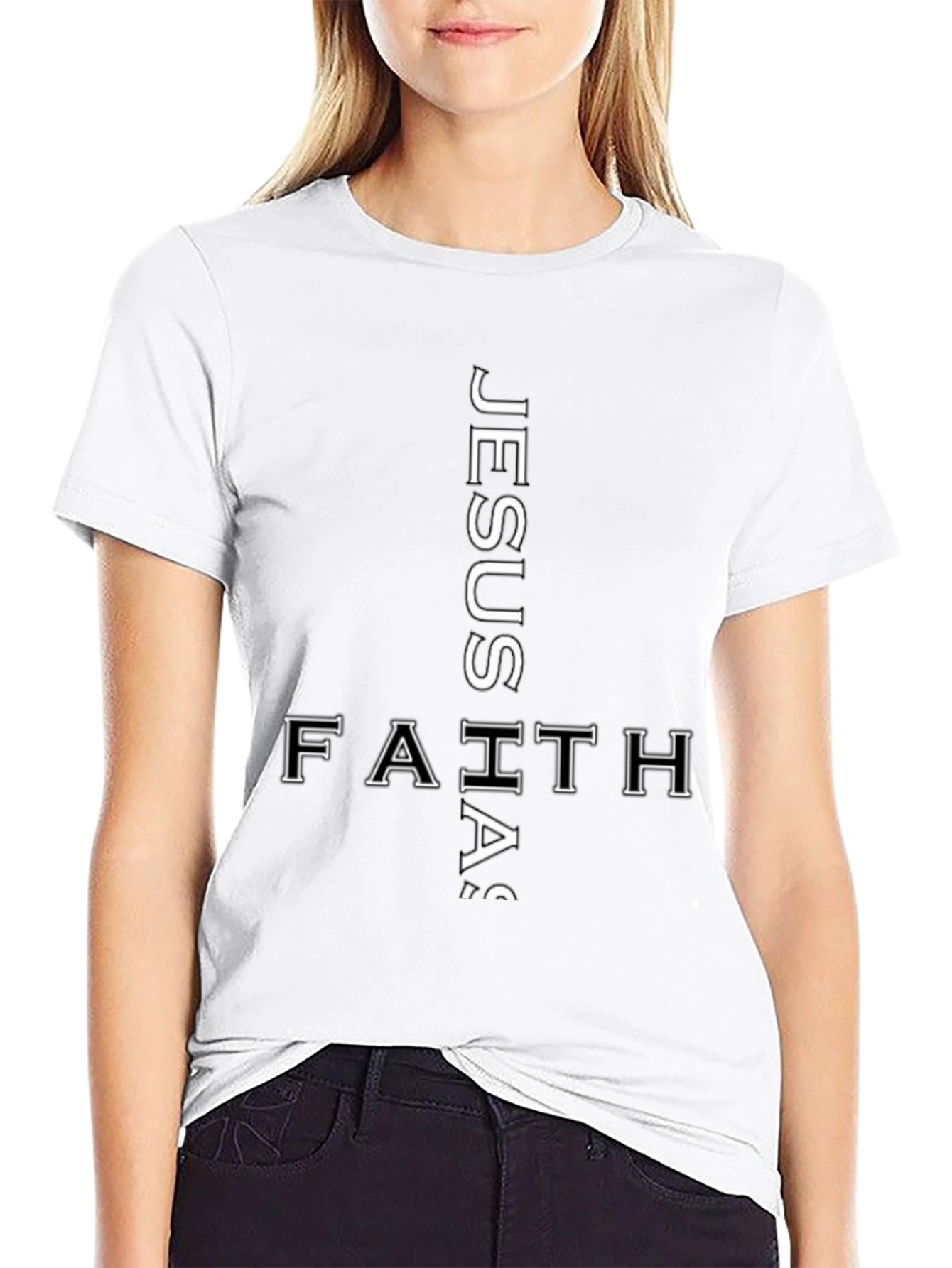 Black Faith-Based Black T-Shirt view 9