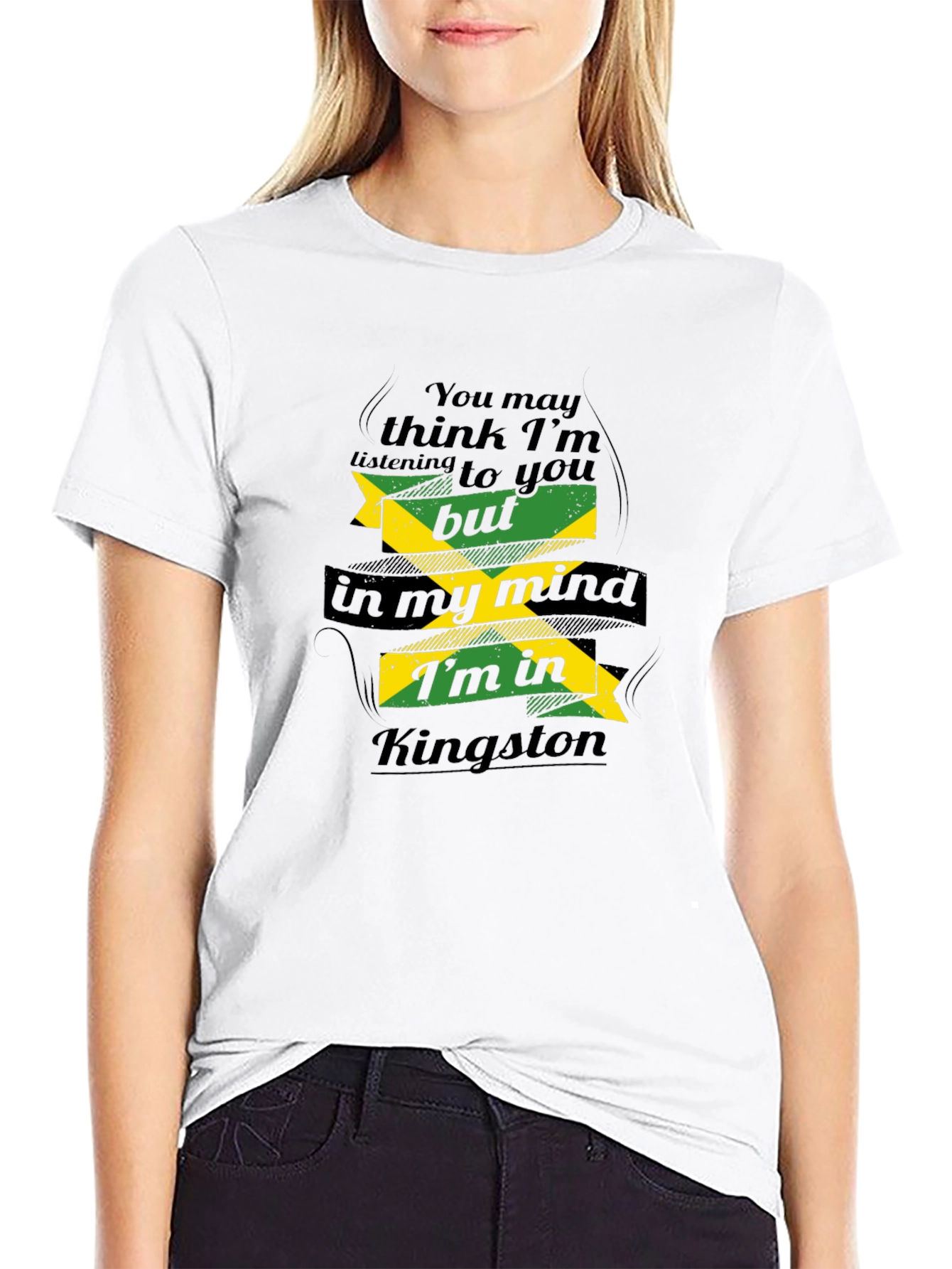 Jamaica Kingston Mind T-Shirt Black - 9