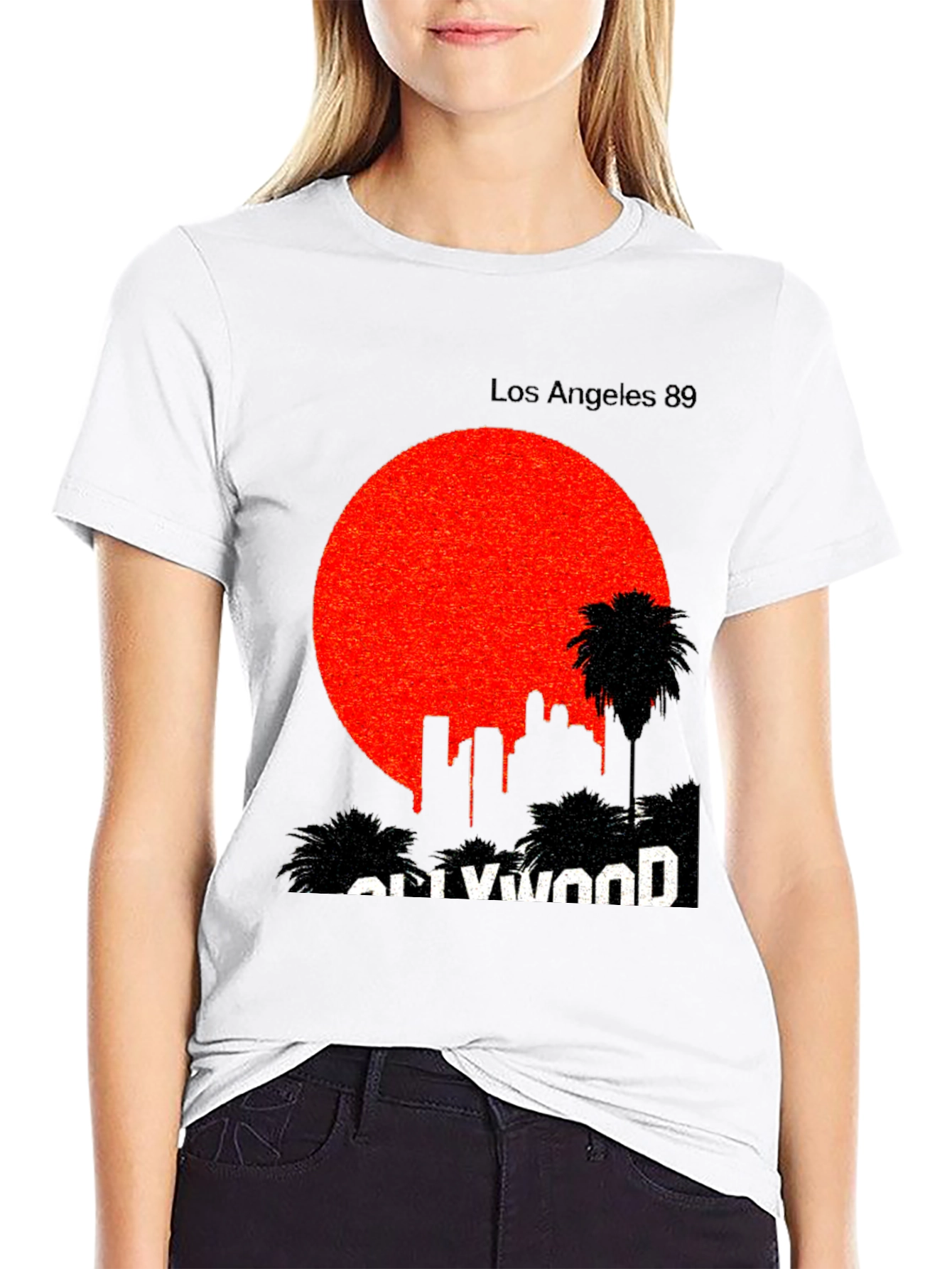 Black Los Angeles 89 Graphic T-Shirt view 9